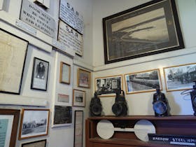 Railway Memorabilia in the Jamestown Railway Station Museum