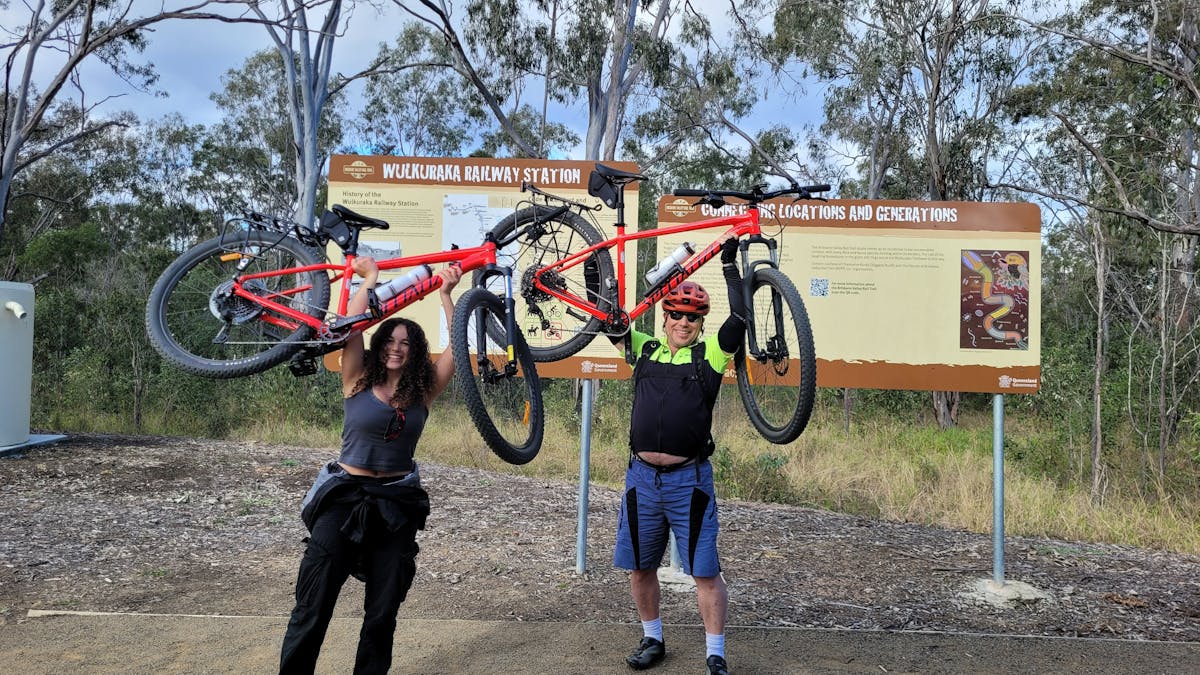 International visitors loving the BVRT.