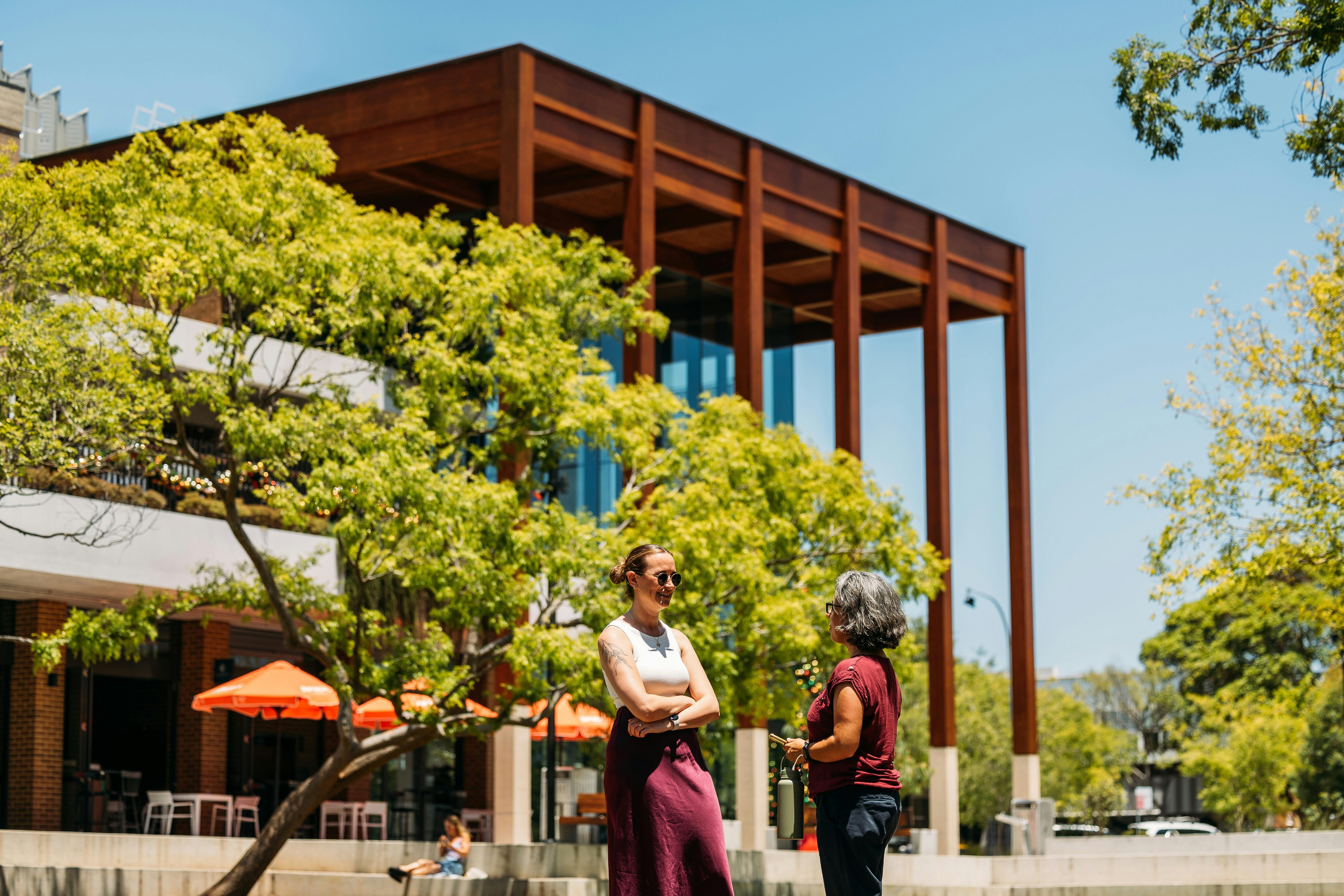 Outside of the Pavilion Performing Arts Centre