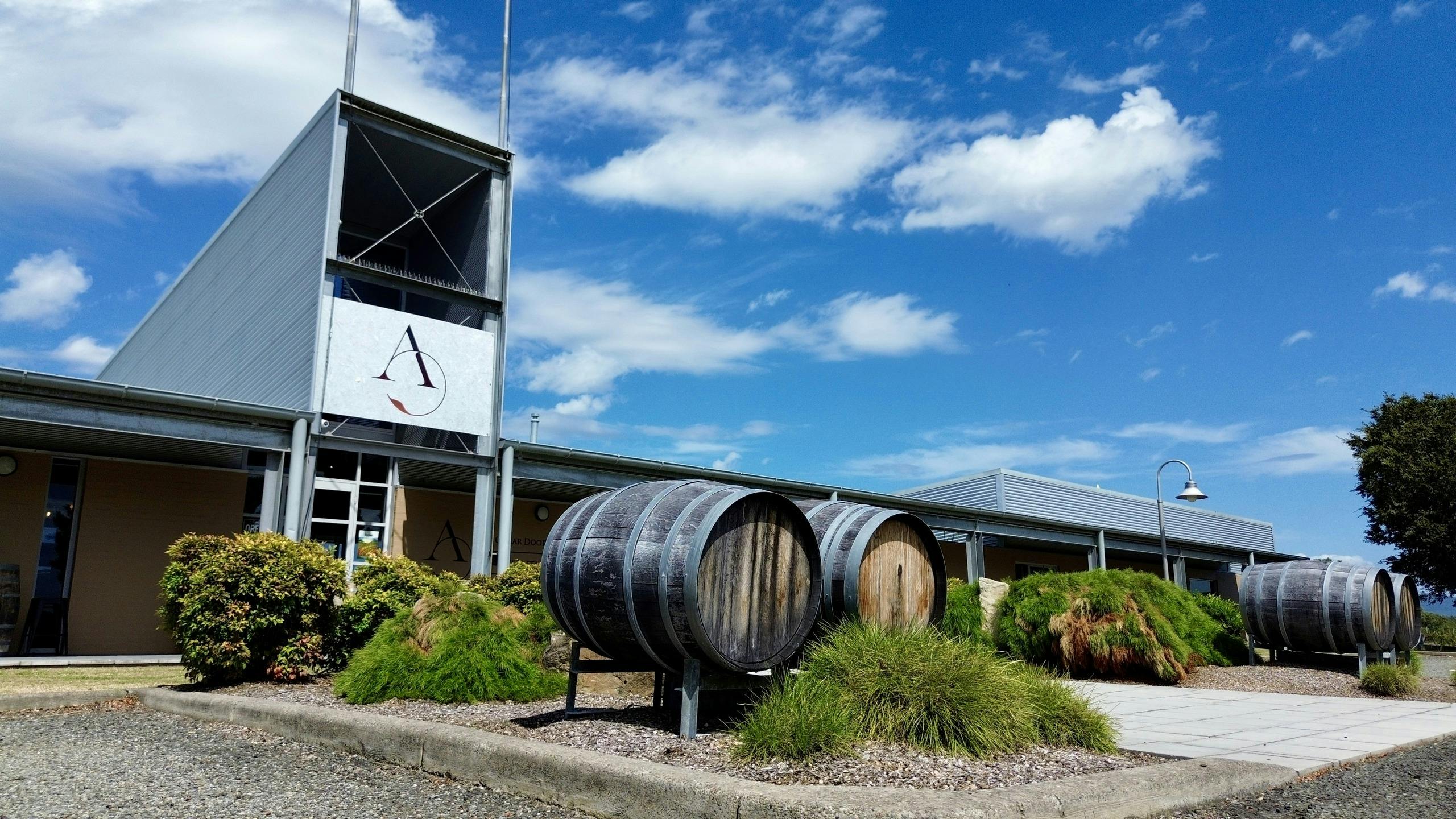 Main entrance to the Cellar Door at Adina Vineyard