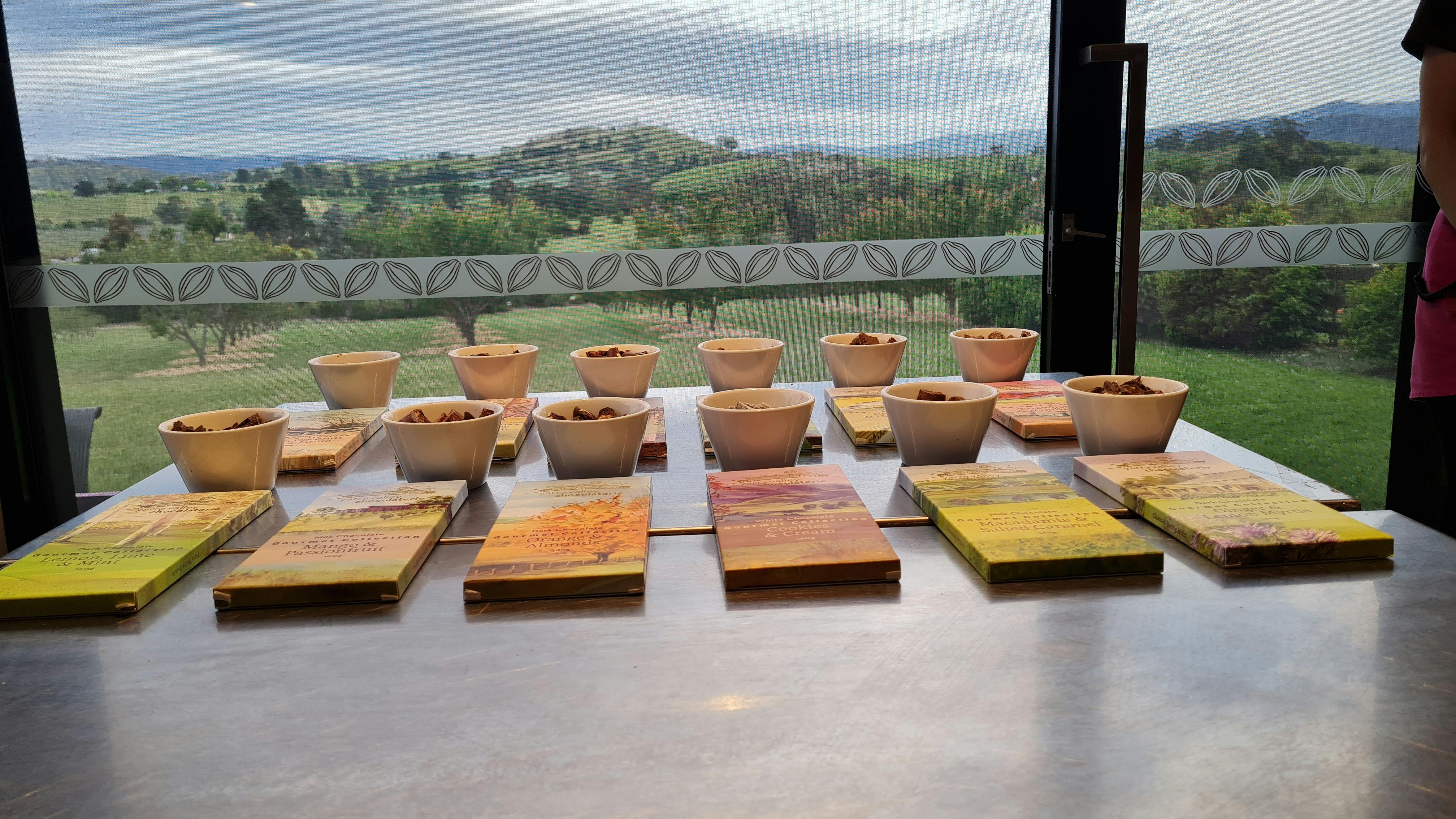 Yarra Valley Chocolaterie tasting