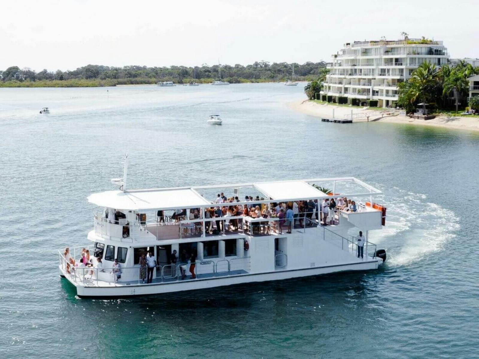 The M.V. Catalina explores the Noosa waterways The M.V. Catalina explores the Noosa waterways
