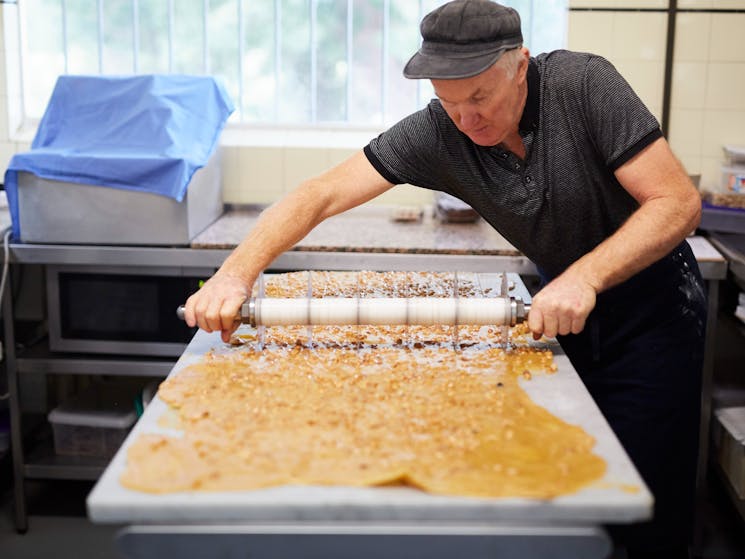 Brittle production at The Treat Factory