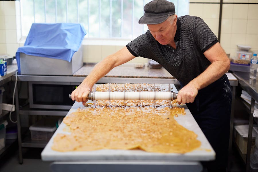 Brittle production at The Treat Factory