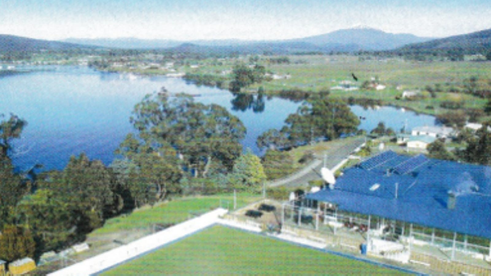 Aerial view of the Dover RSL Ex-Services Club