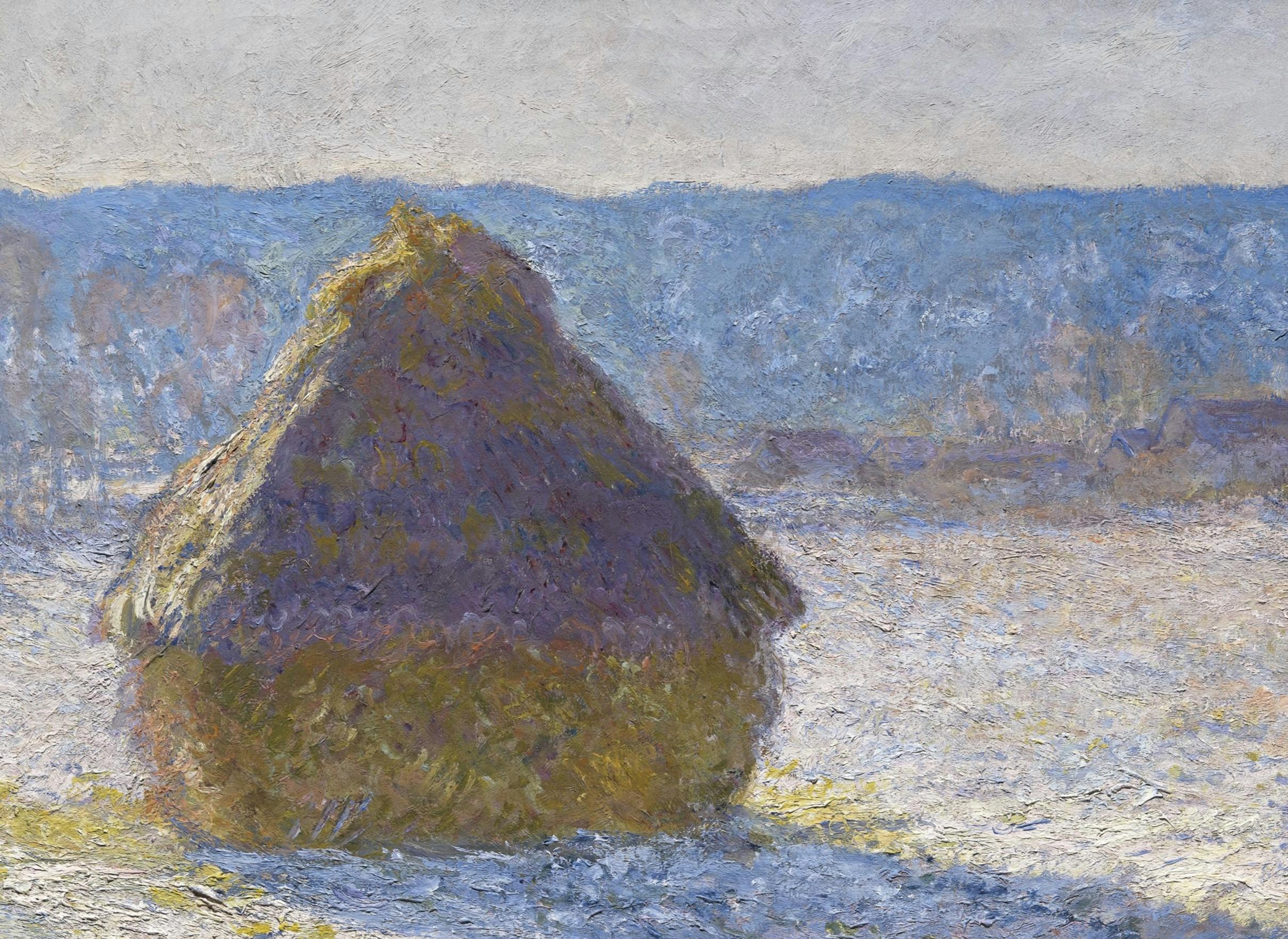 Claude Monet, Grainstack (snow effect), 1891, Museum of Fine Arts, Boston