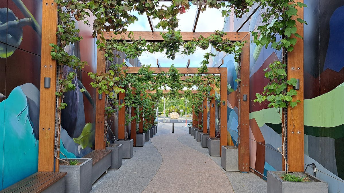 Fromes Lane Mural and Pergola