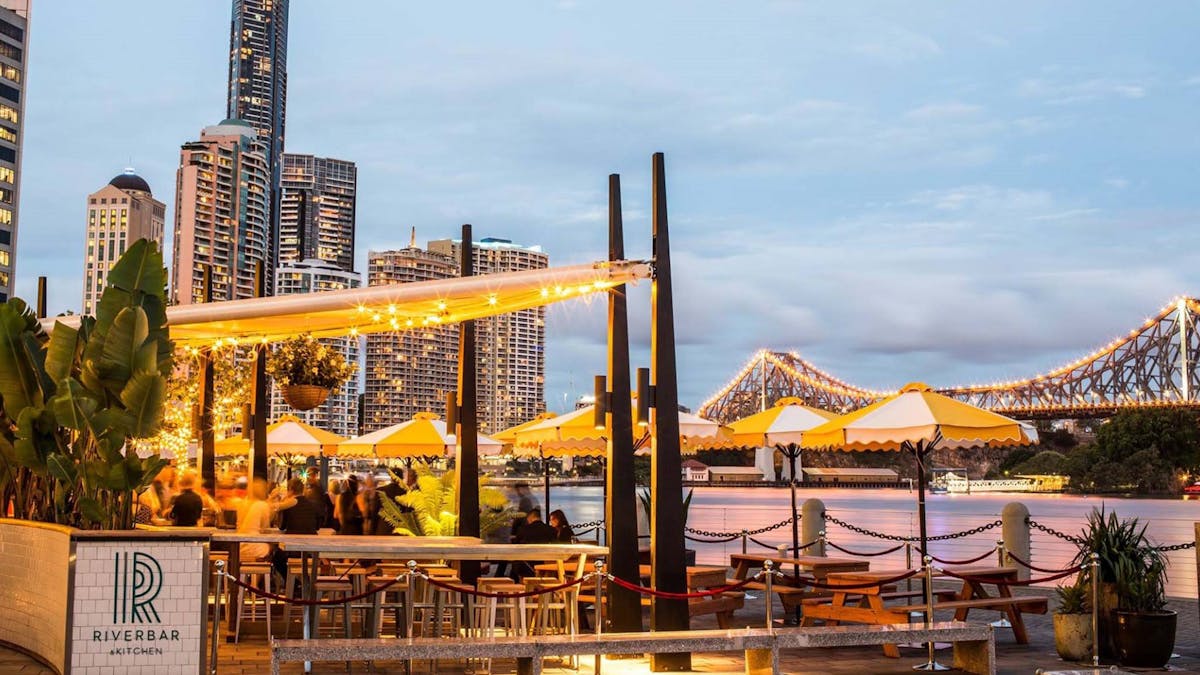 Riverbar and Kitchen.