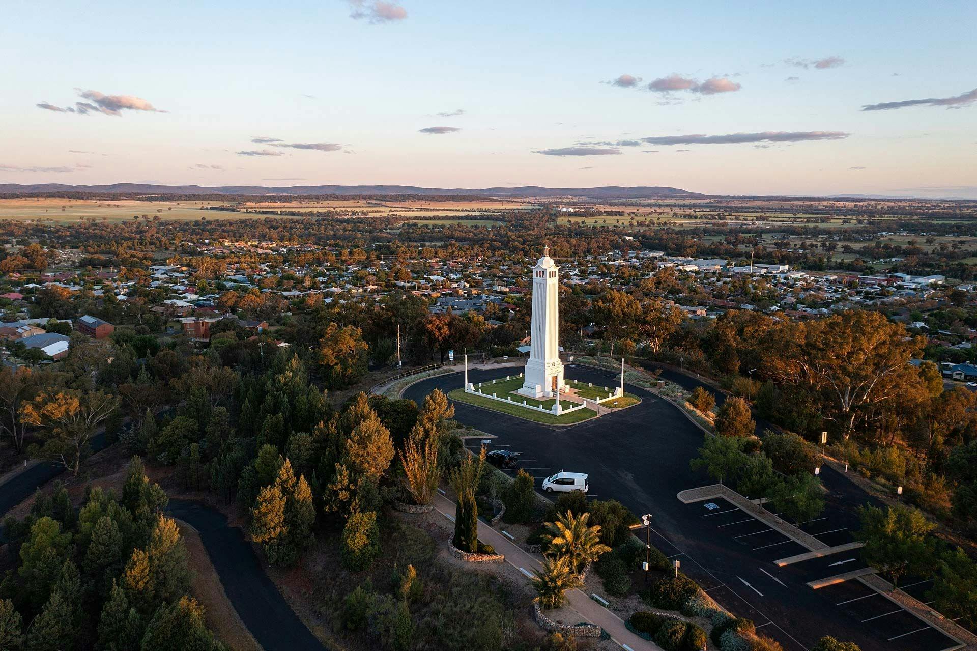 View of Memorial Hill