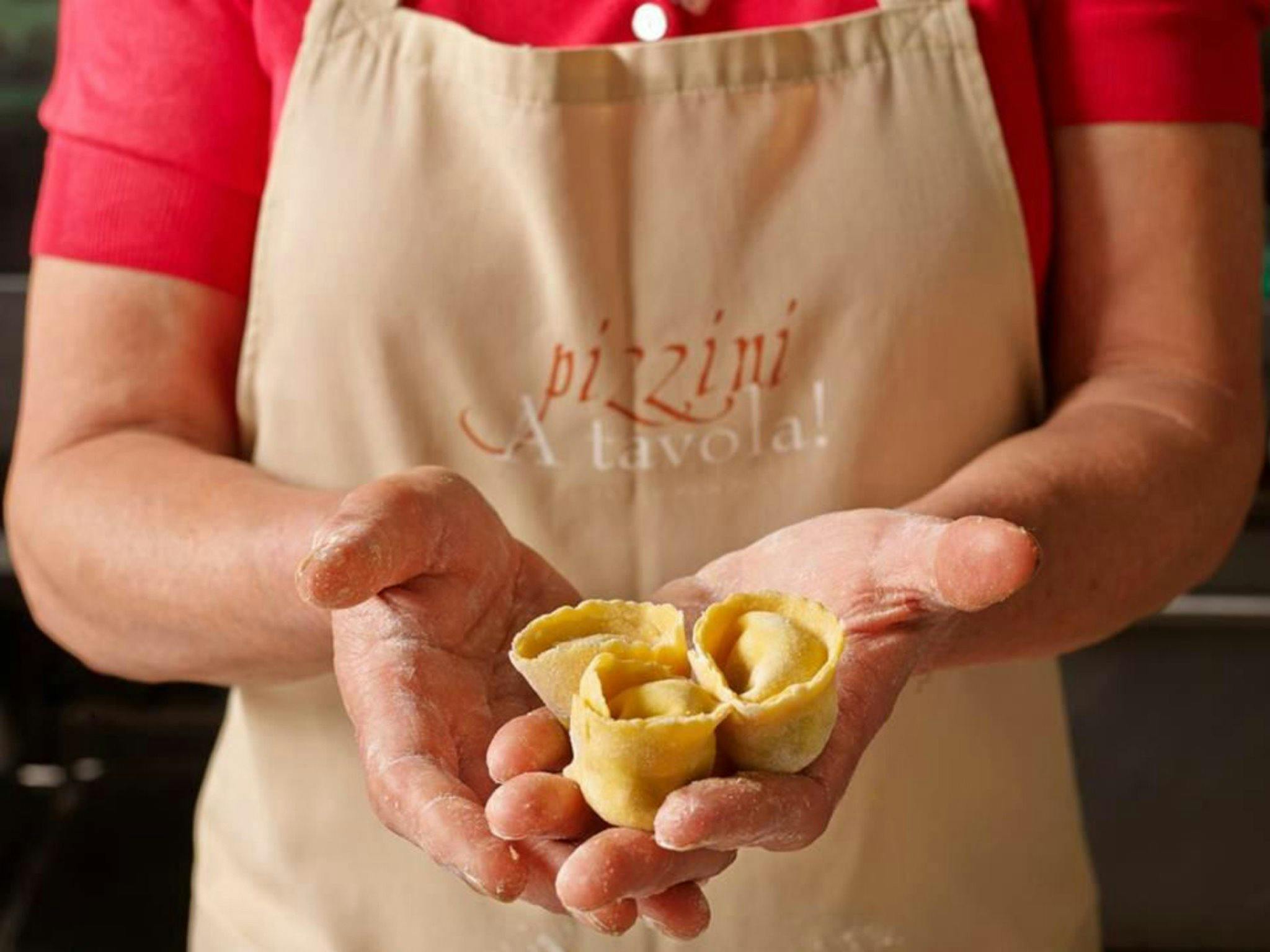 Hand made tortellini, A tavola! cooking school