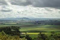 Rolling hills and farmland views from Hallorans Hill