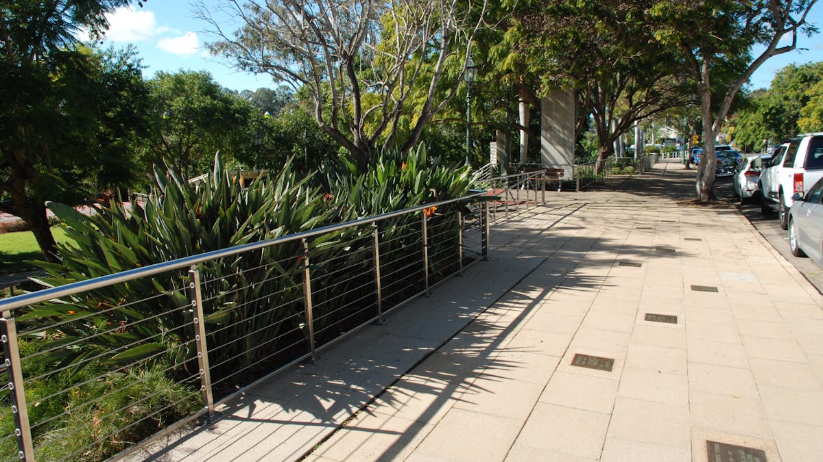photo of a section of the Achievers Walk near Mary River Parklands