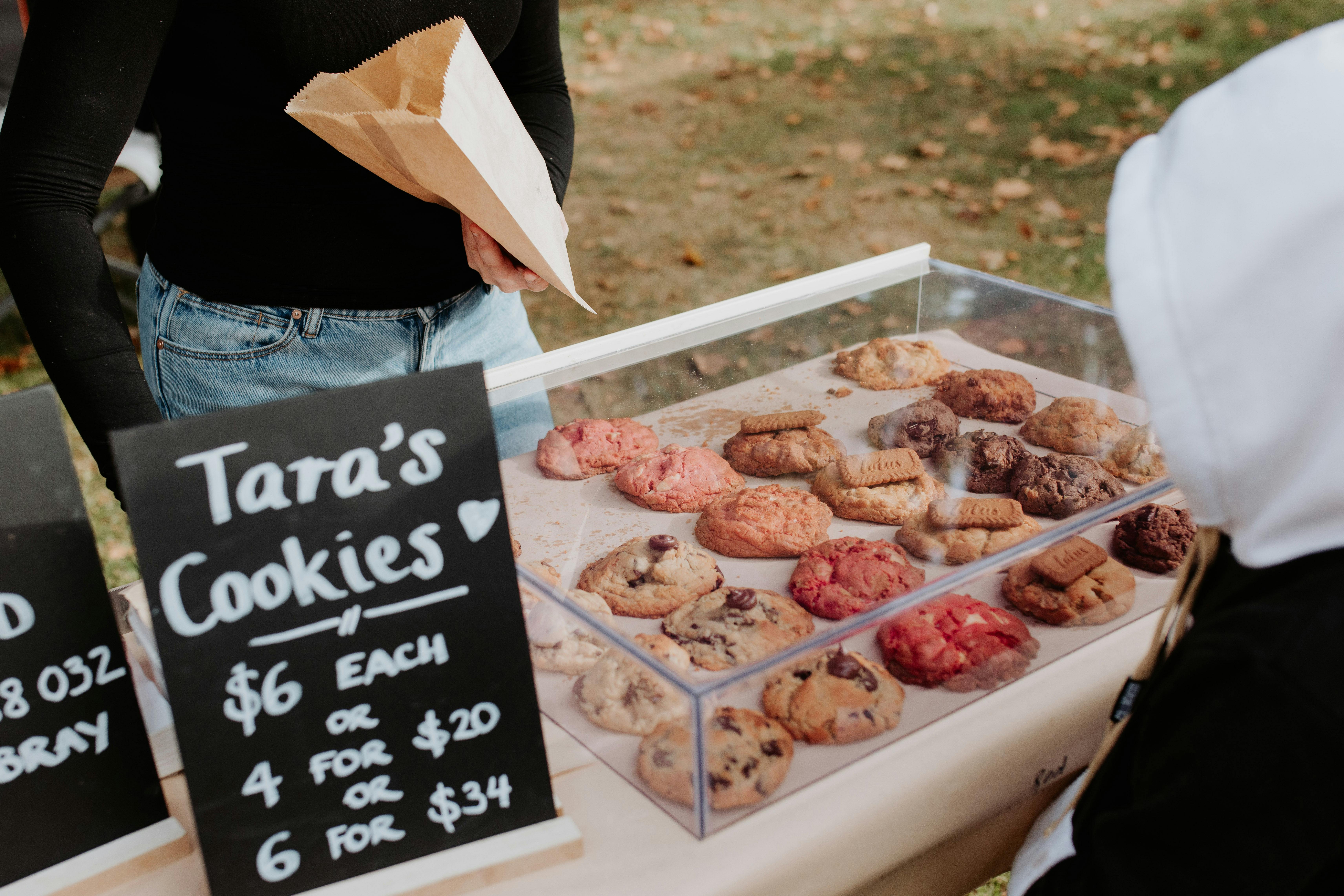 Tara's Cookies at Tatura Market