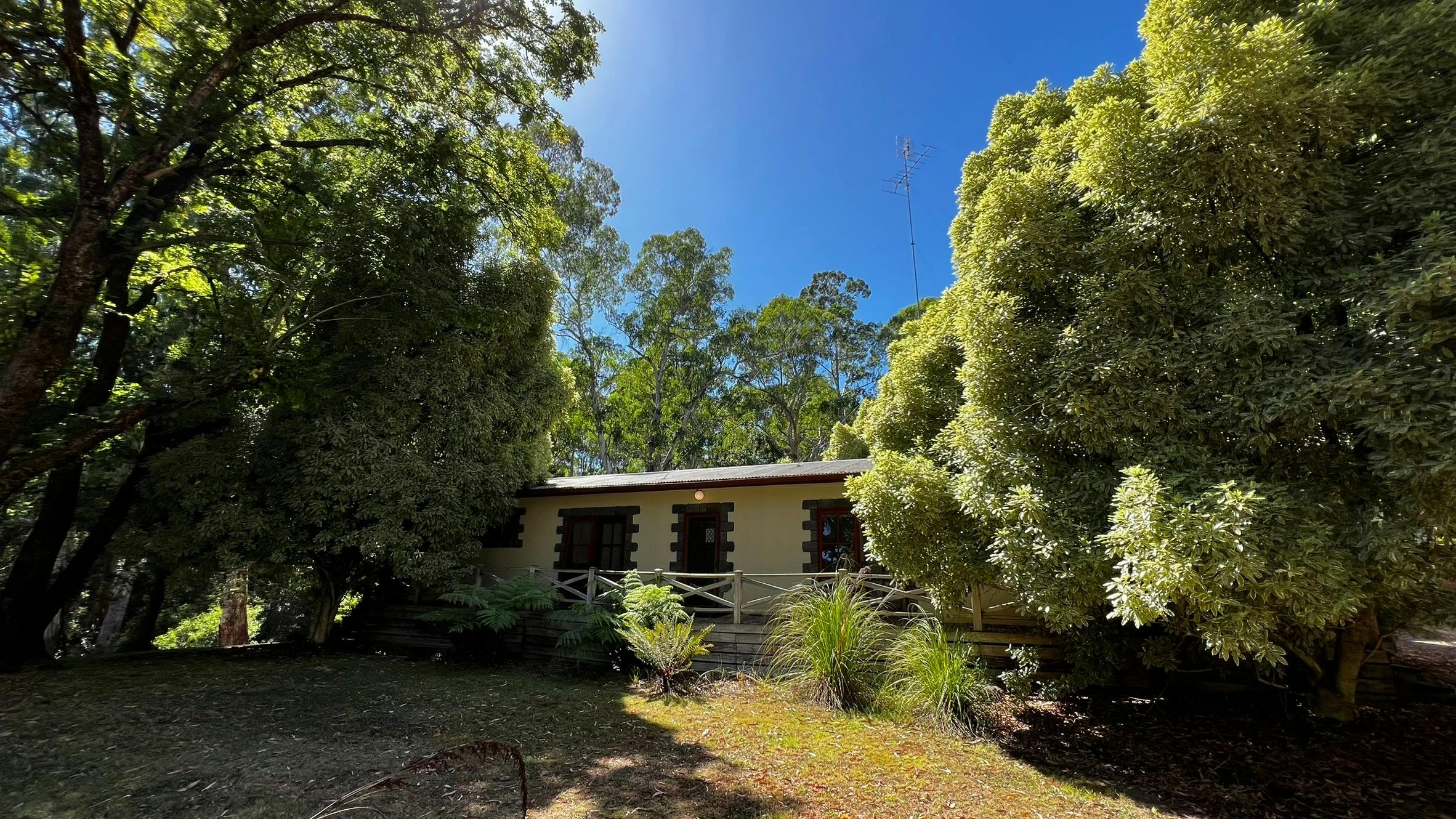 The Lodge - front view of the accommodation