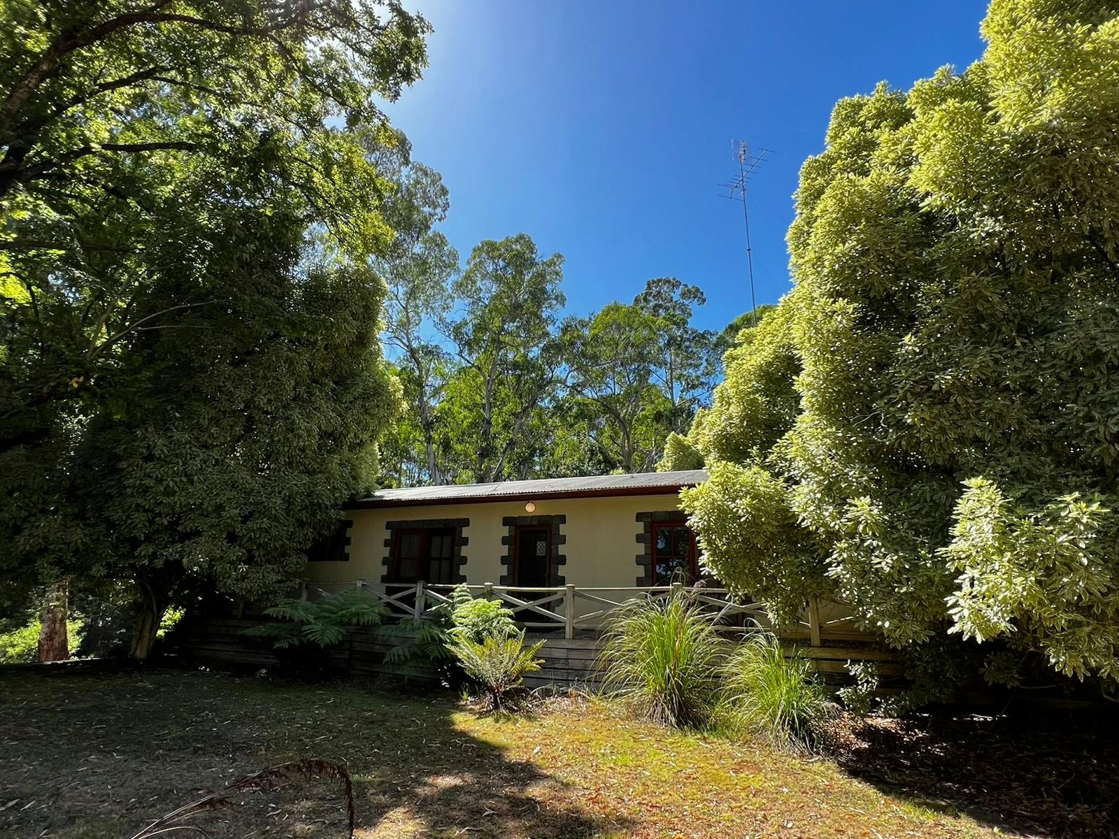 The Lodge - front view of the accommodation
