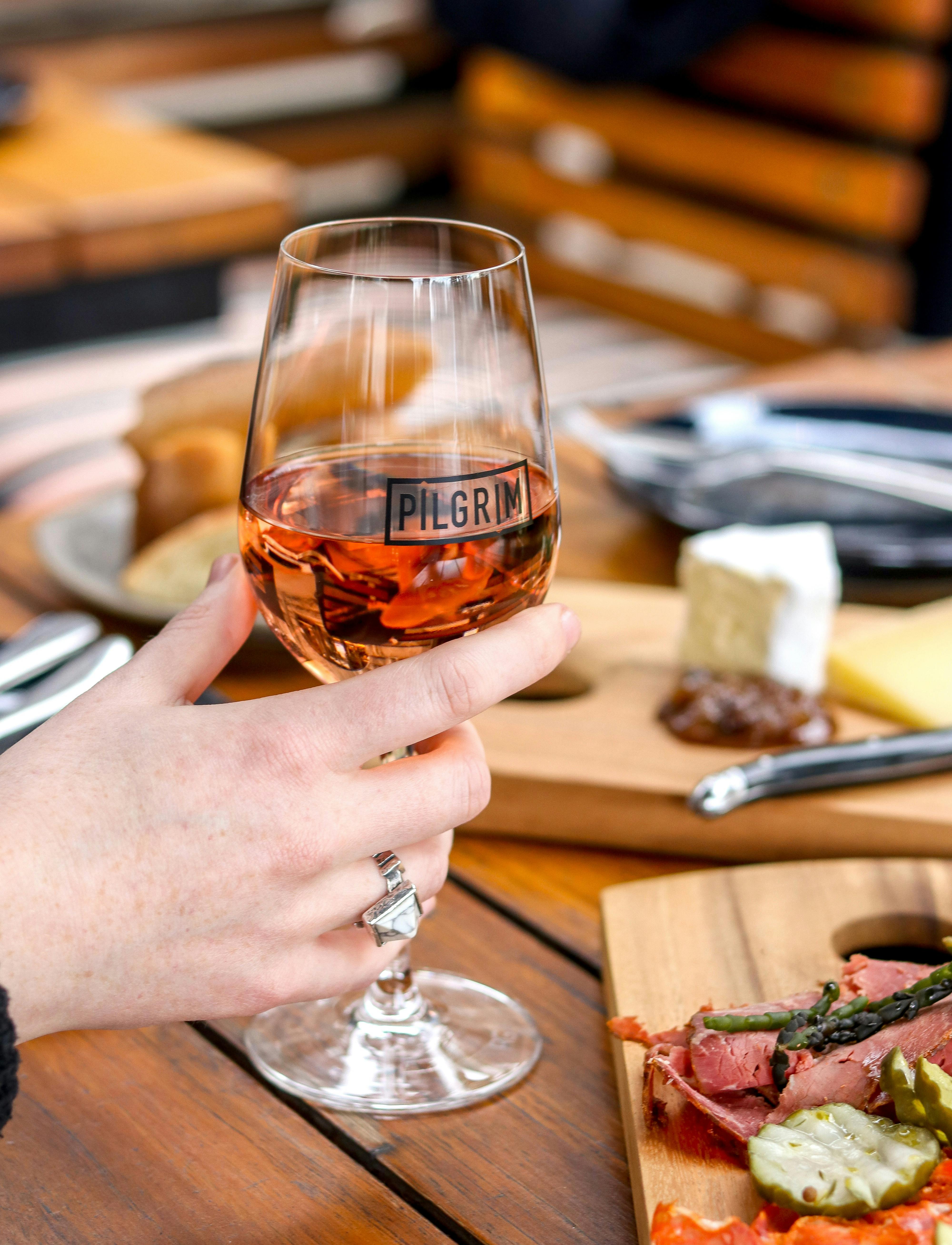 Pilgrim wine and cheese hero