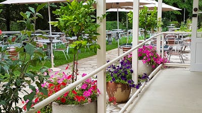 Enjoy the ambiance of the gardens