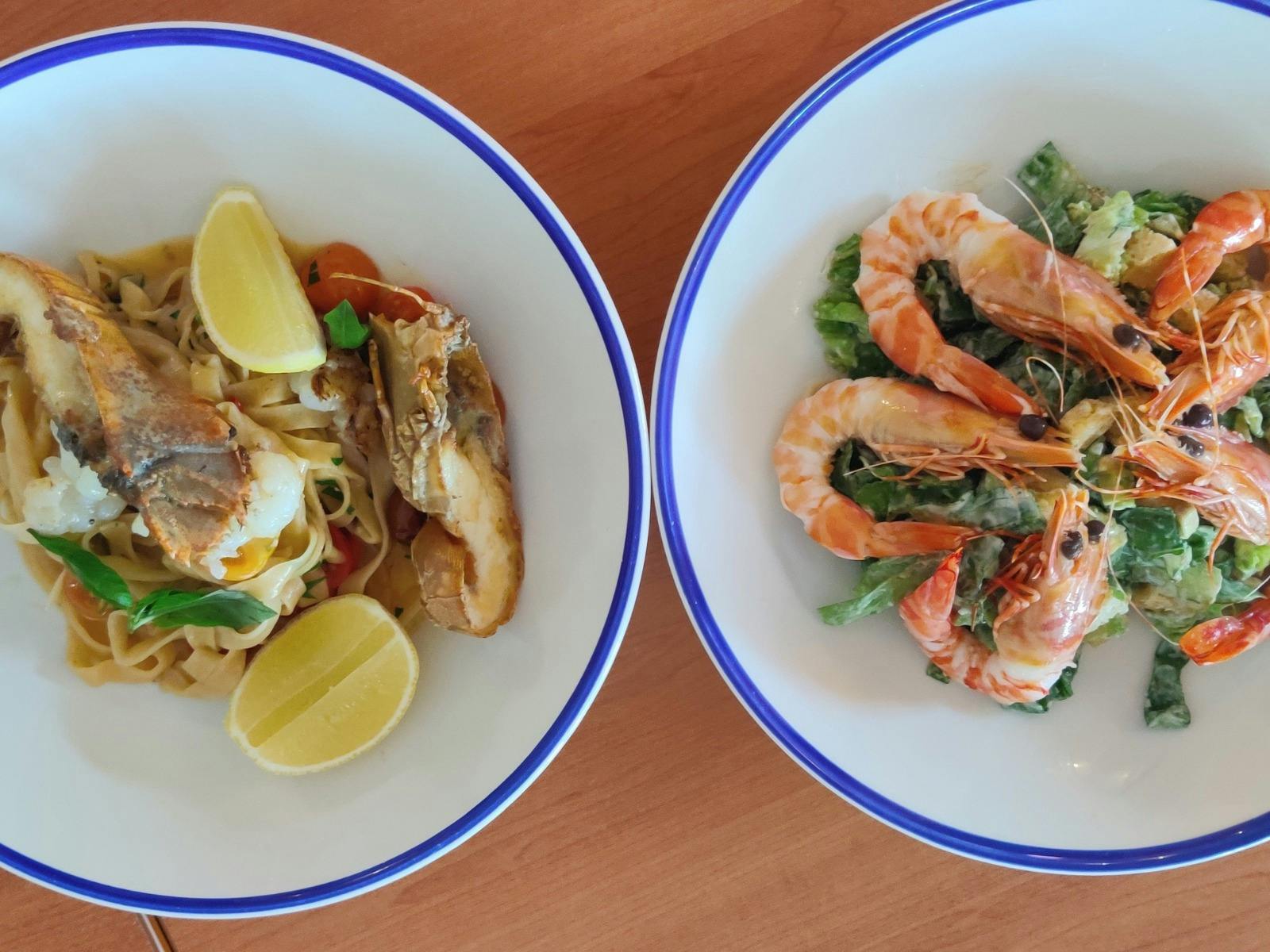 Seafood lunch