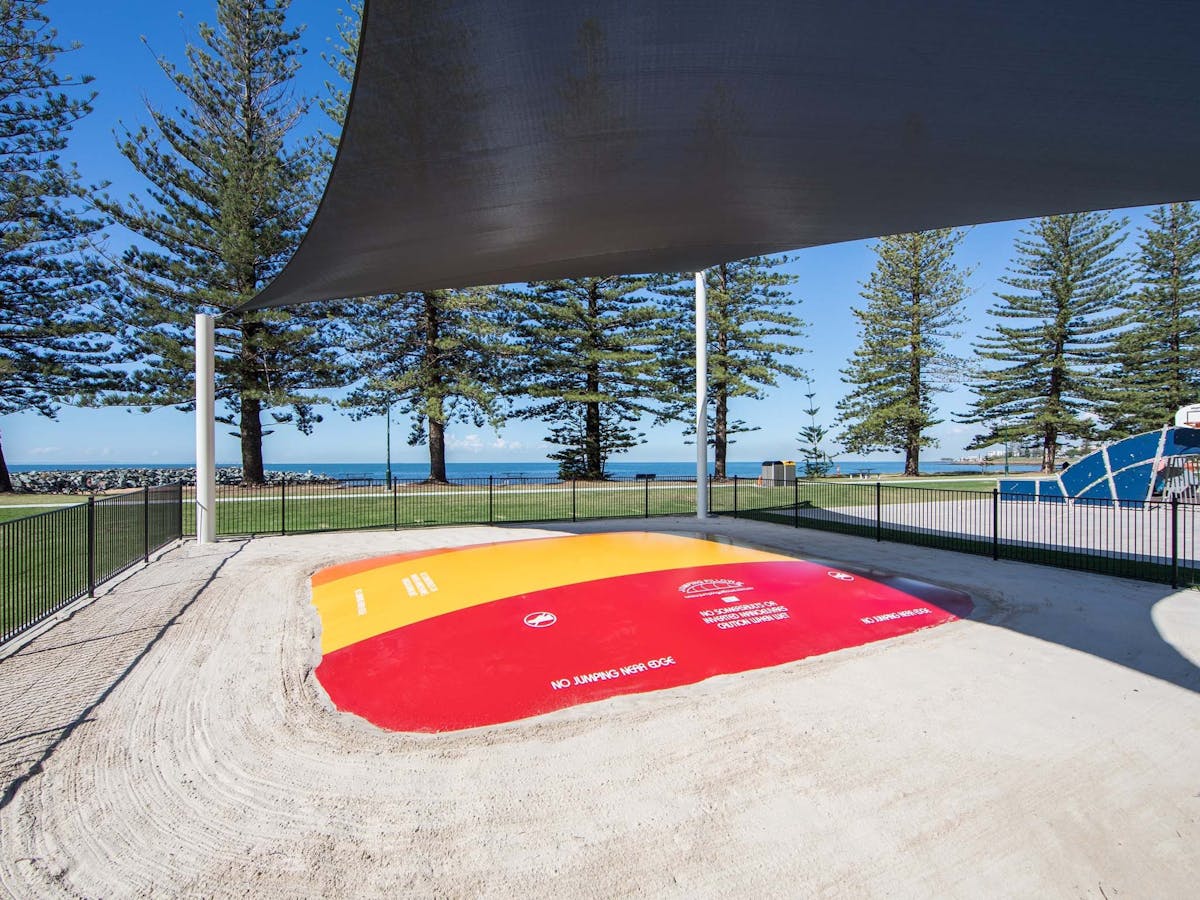 Jumping Pillow at Scarborough Beach Park Jumping Pillow at Scarborough Beach Park