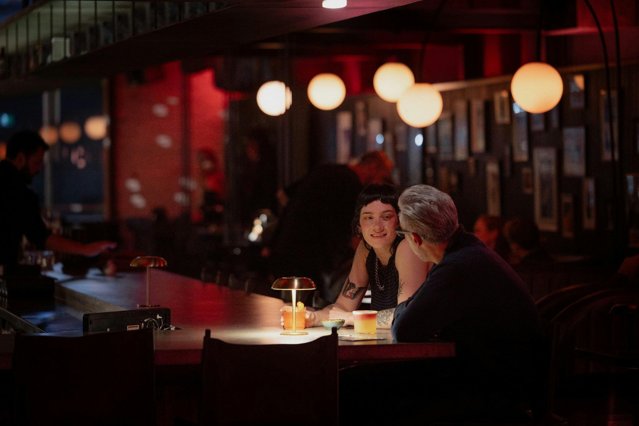 People at a bar