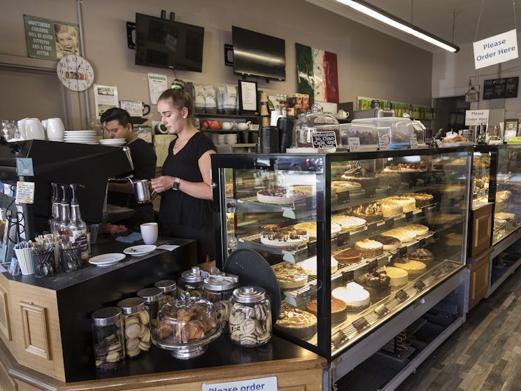 Ciao Cakes on display in Queanbeyan NSW