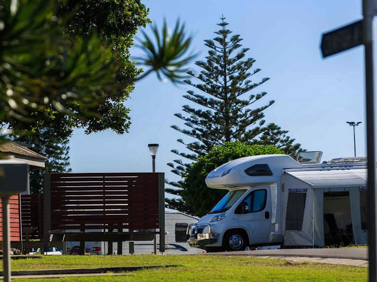 Image of van sites at Reflections Forster Beach