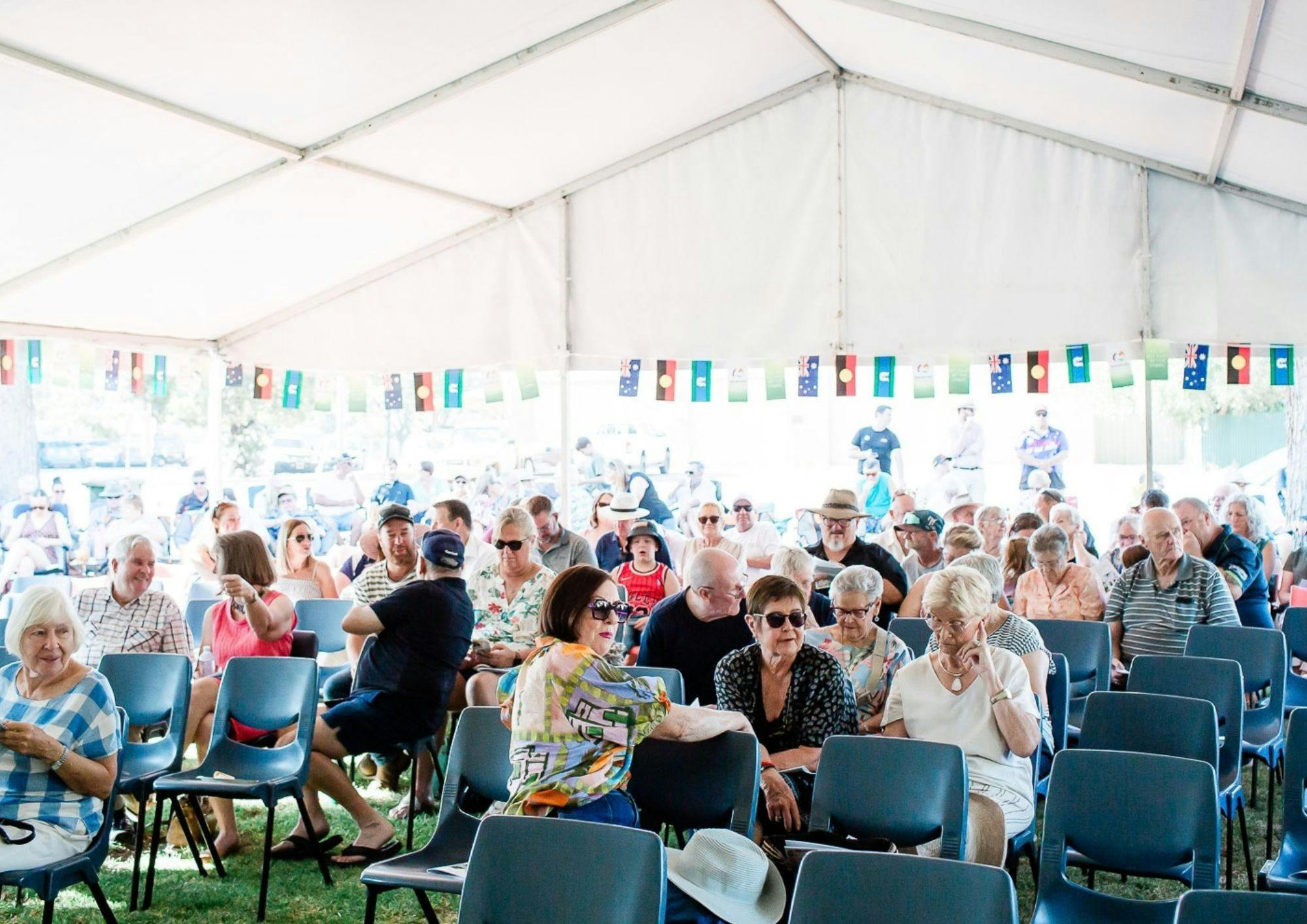 crowd at last years Aus day ceremony