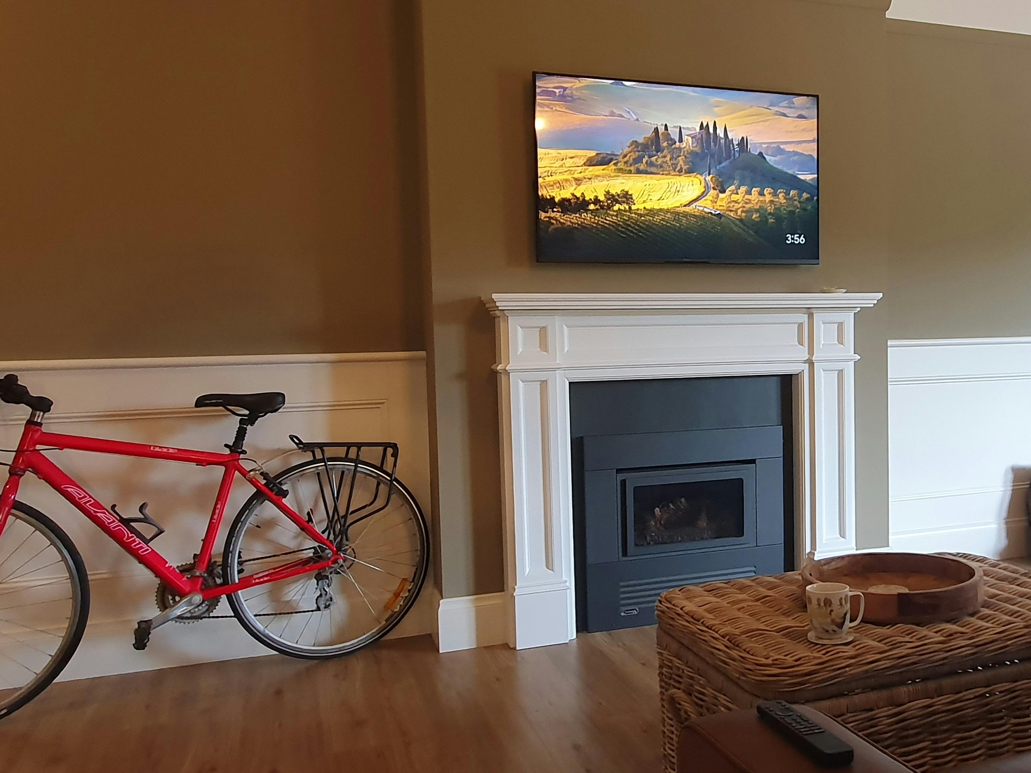 Bikes safely stored inside at Scenic Marysville