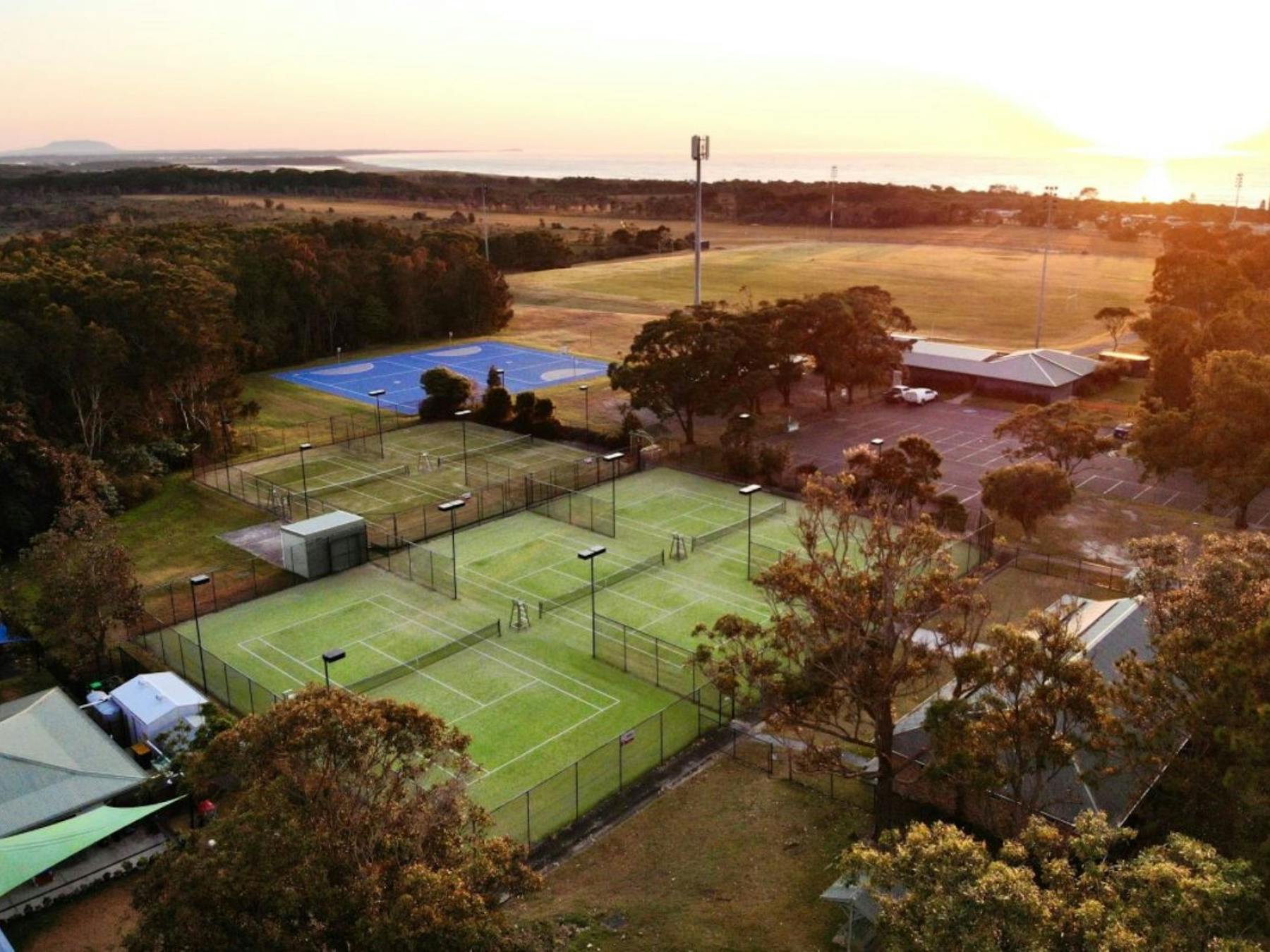 Tennis courts