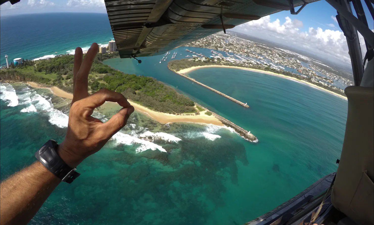 Point Cartwright from Paradise Seaplanes