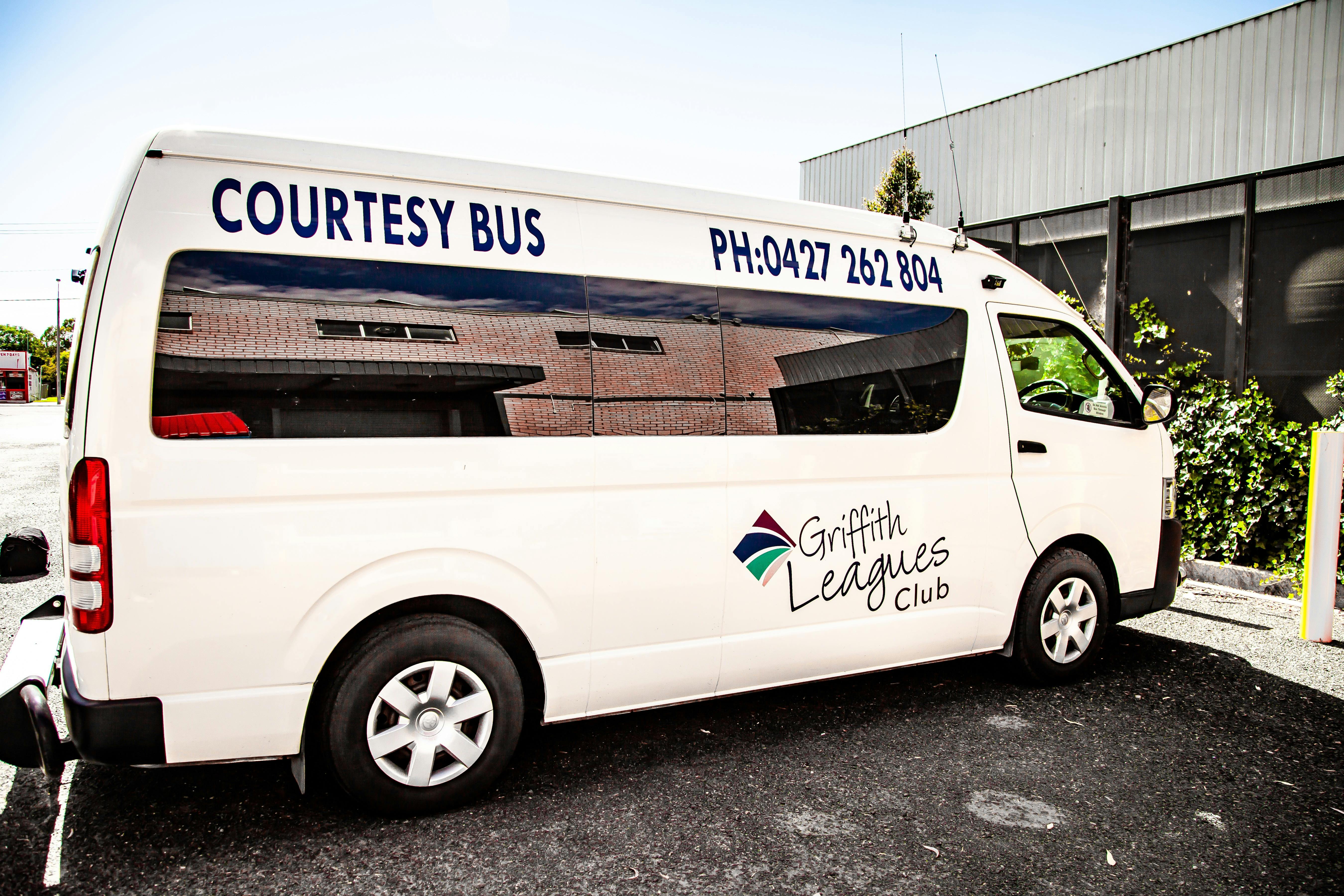 Griffith Leagues Courtesy Bus