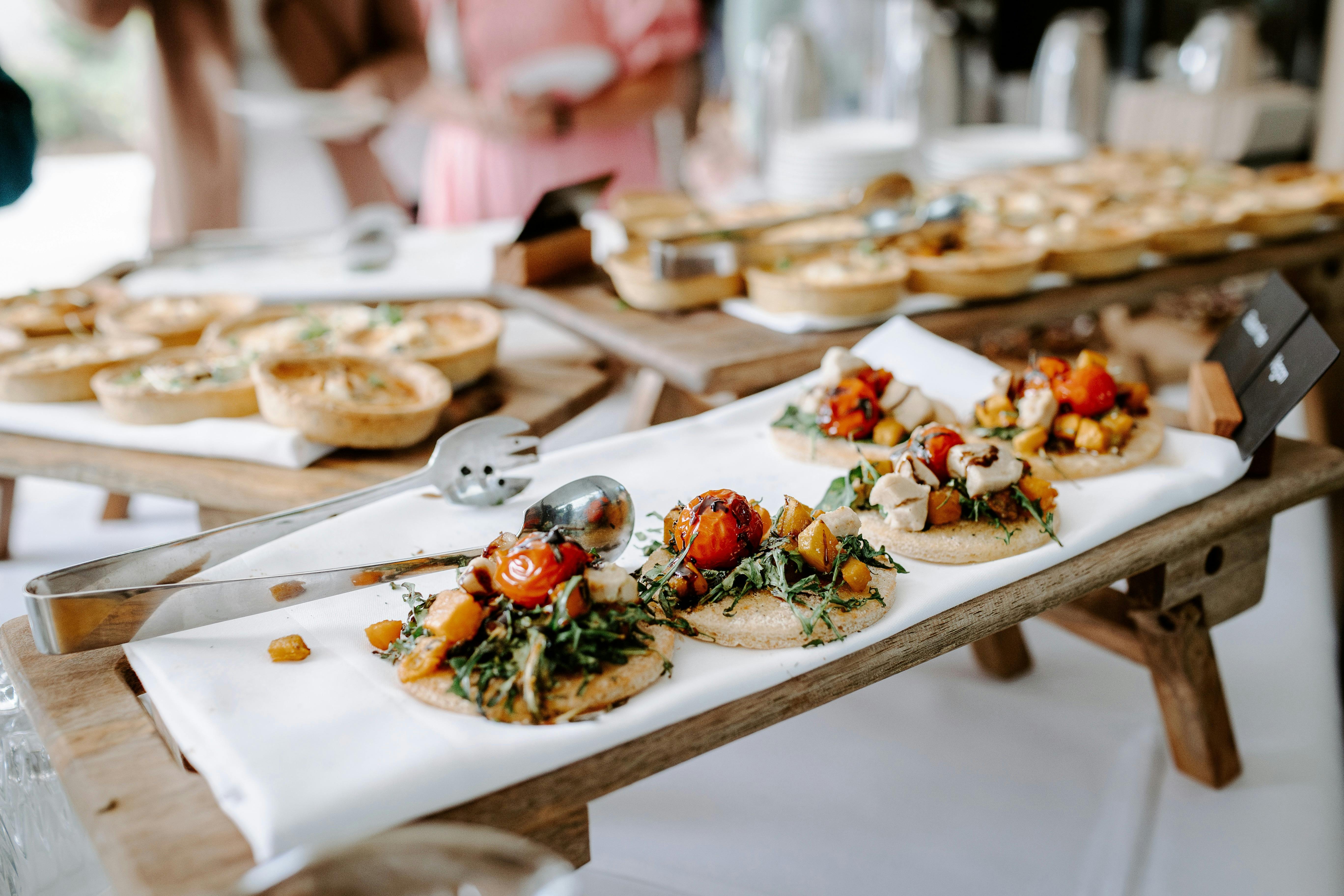 Chef Samantha Gowing leading a corporate cooking event at Tweed Cooking School