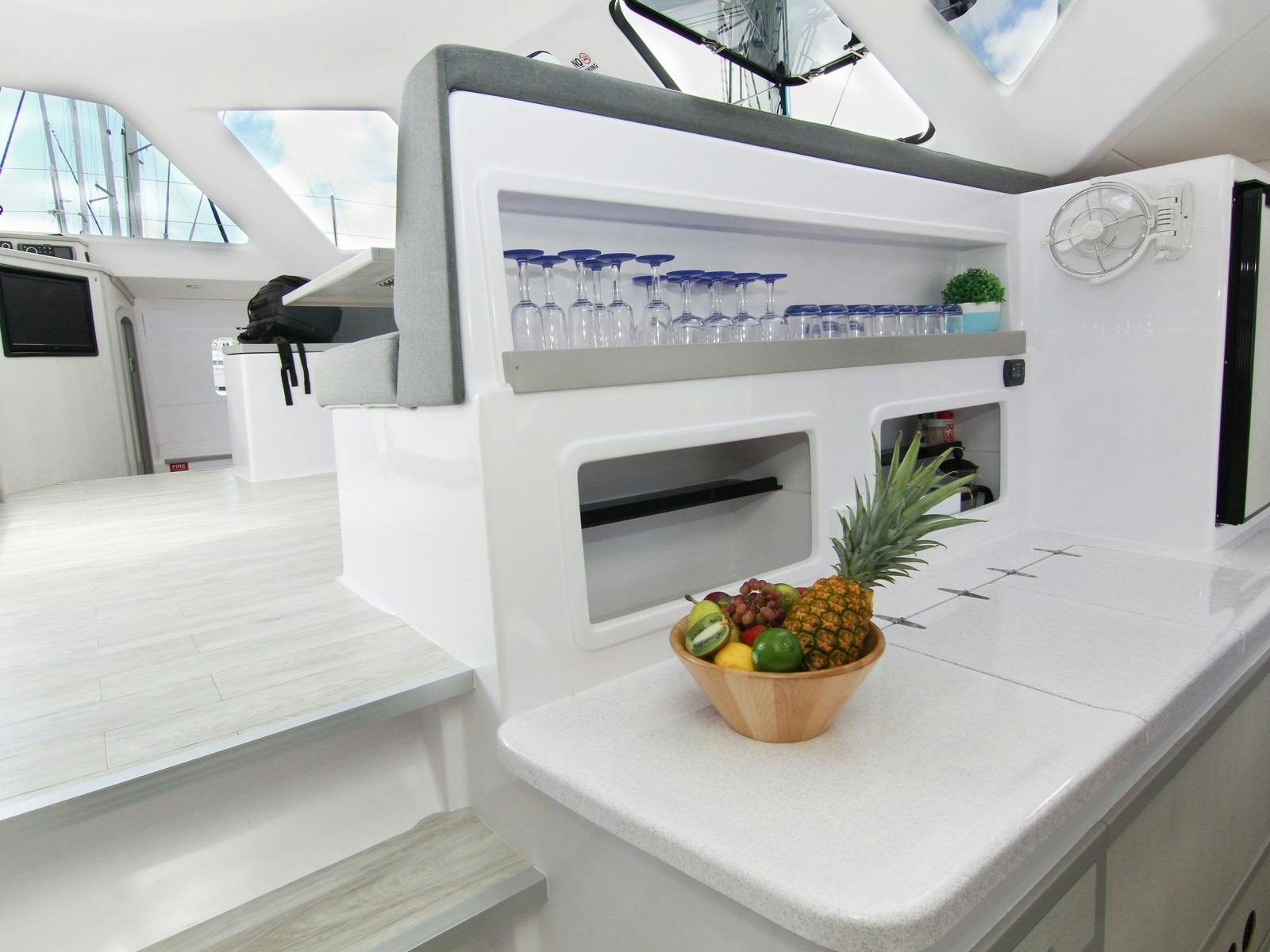Seawind 1160 Lite - galley to saloon