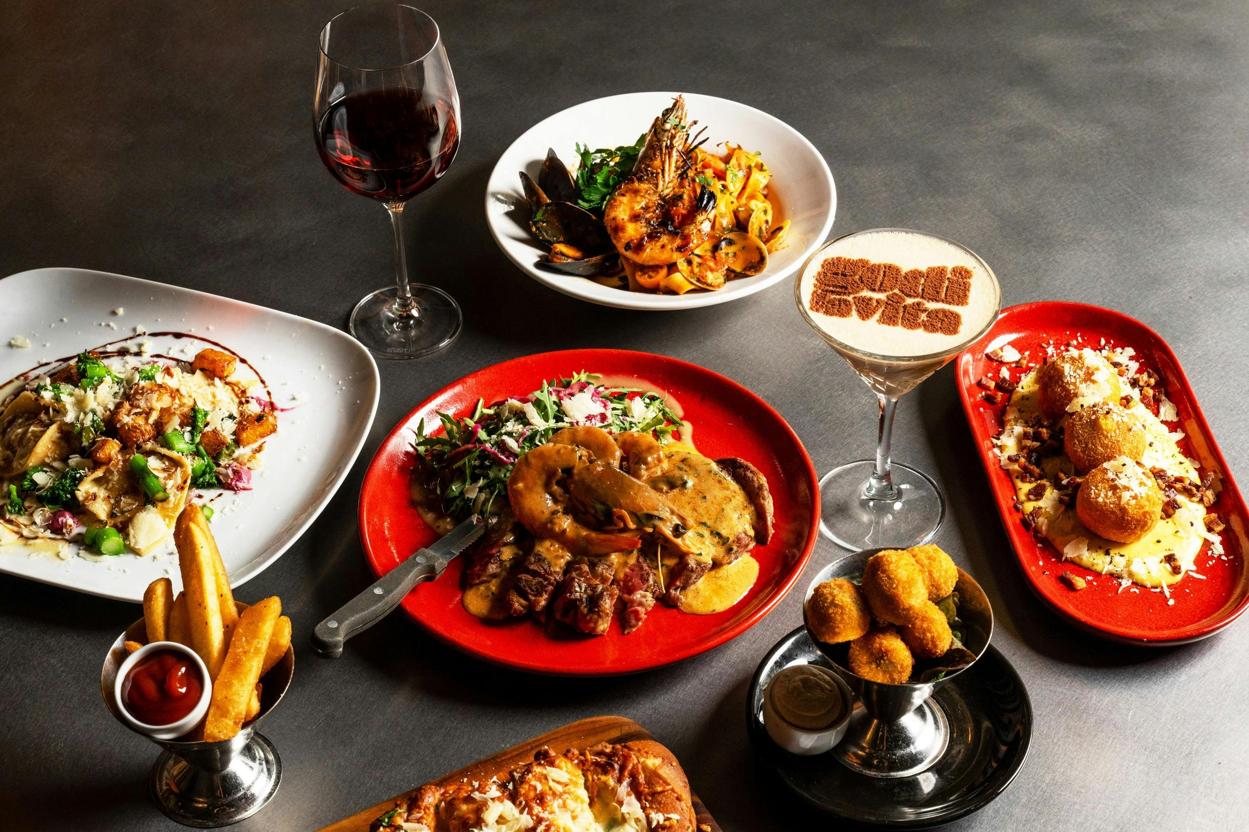 The menu include large variety of pastas as well as great mains and entree