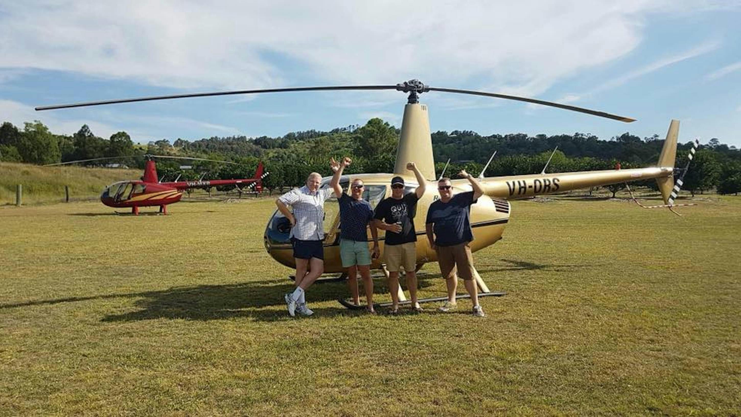 helicopter tour warner bros world