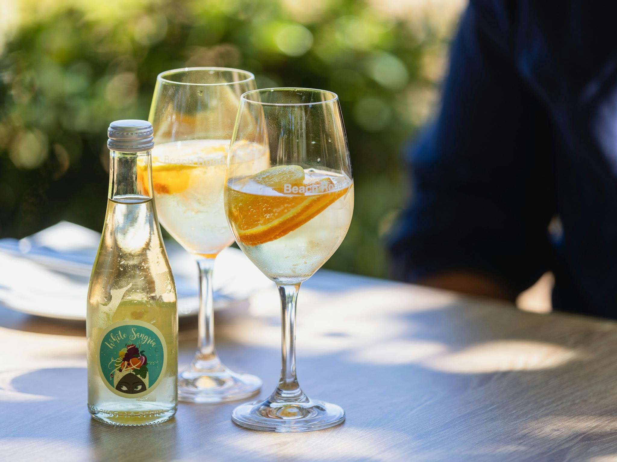 White sangria, Wine Tasting, Pizza and Wine  at Beach Road Winery and Restaurant in McLaren Vale