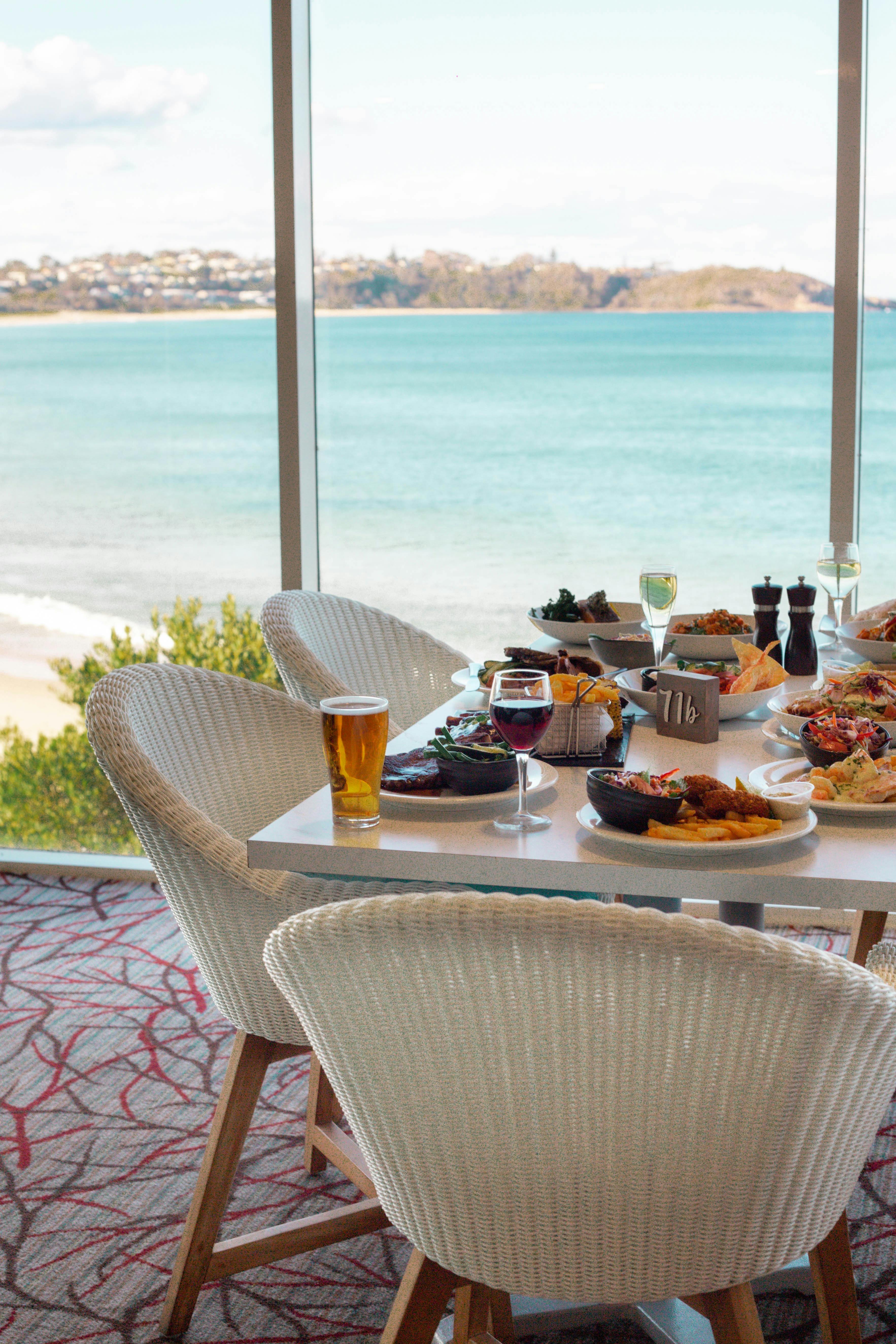 Beachside bistro view