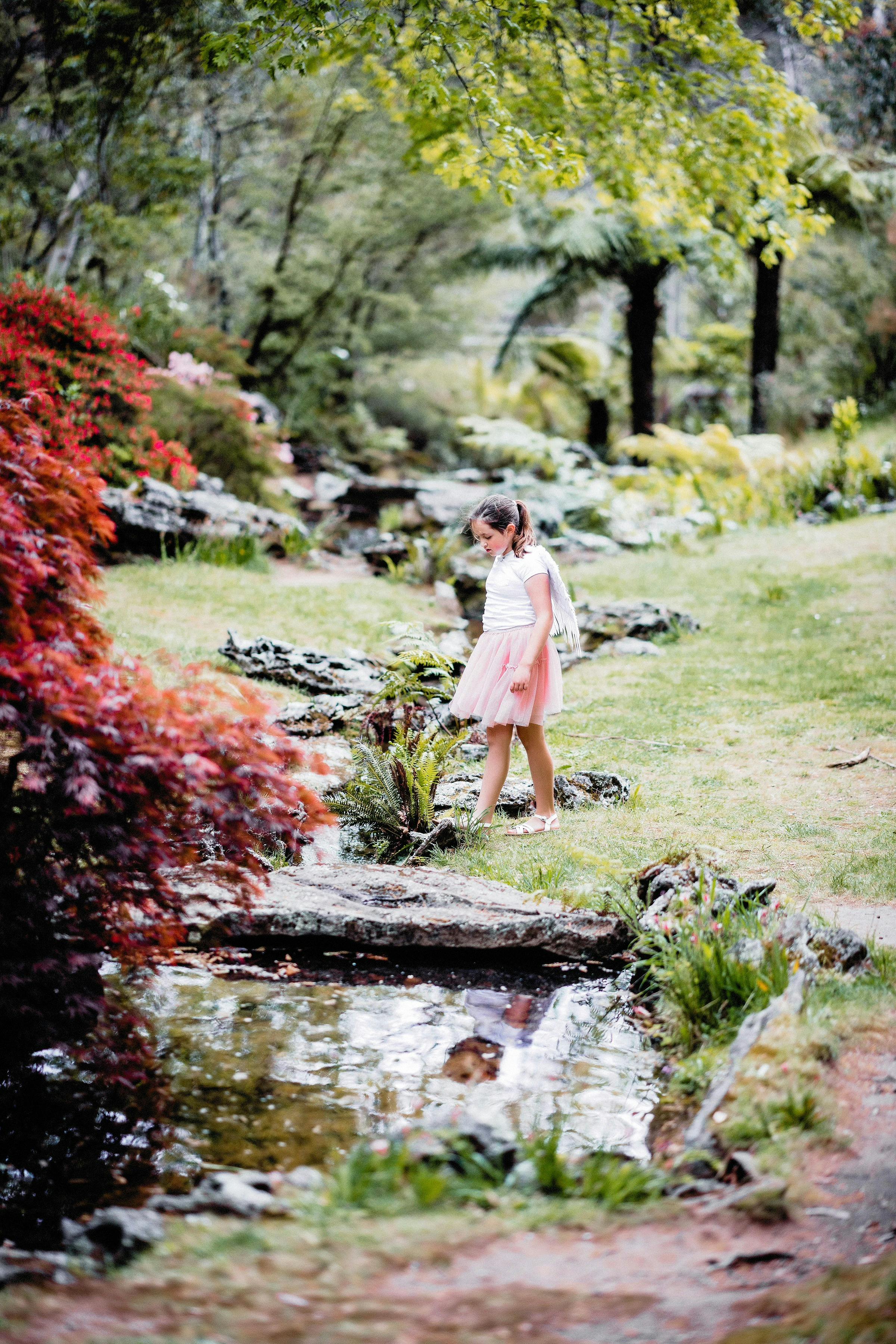 The watercourse running through The Glades