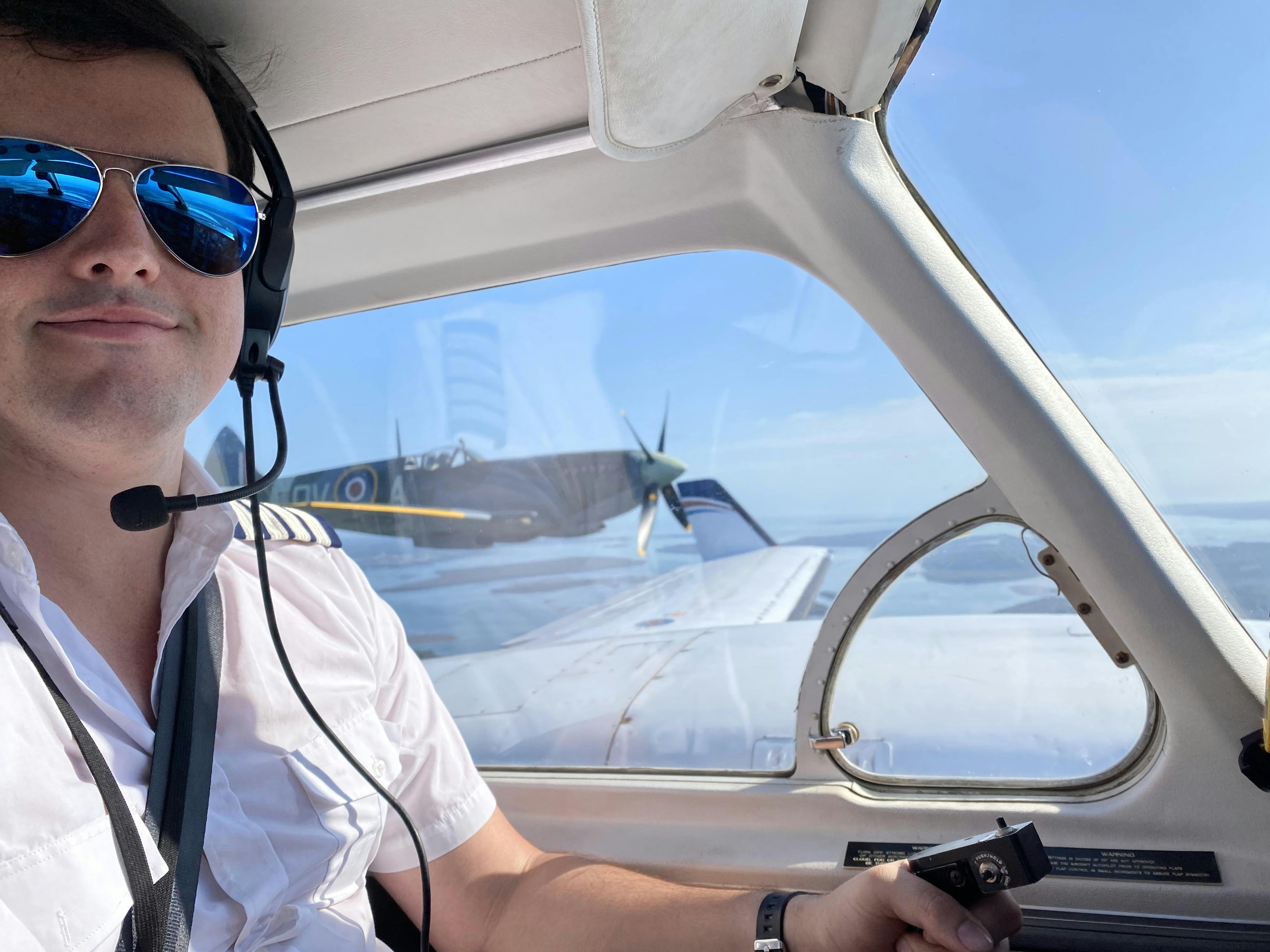 Spitefire formation flying Brisbane