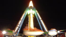Show ride the Hurricane in motion