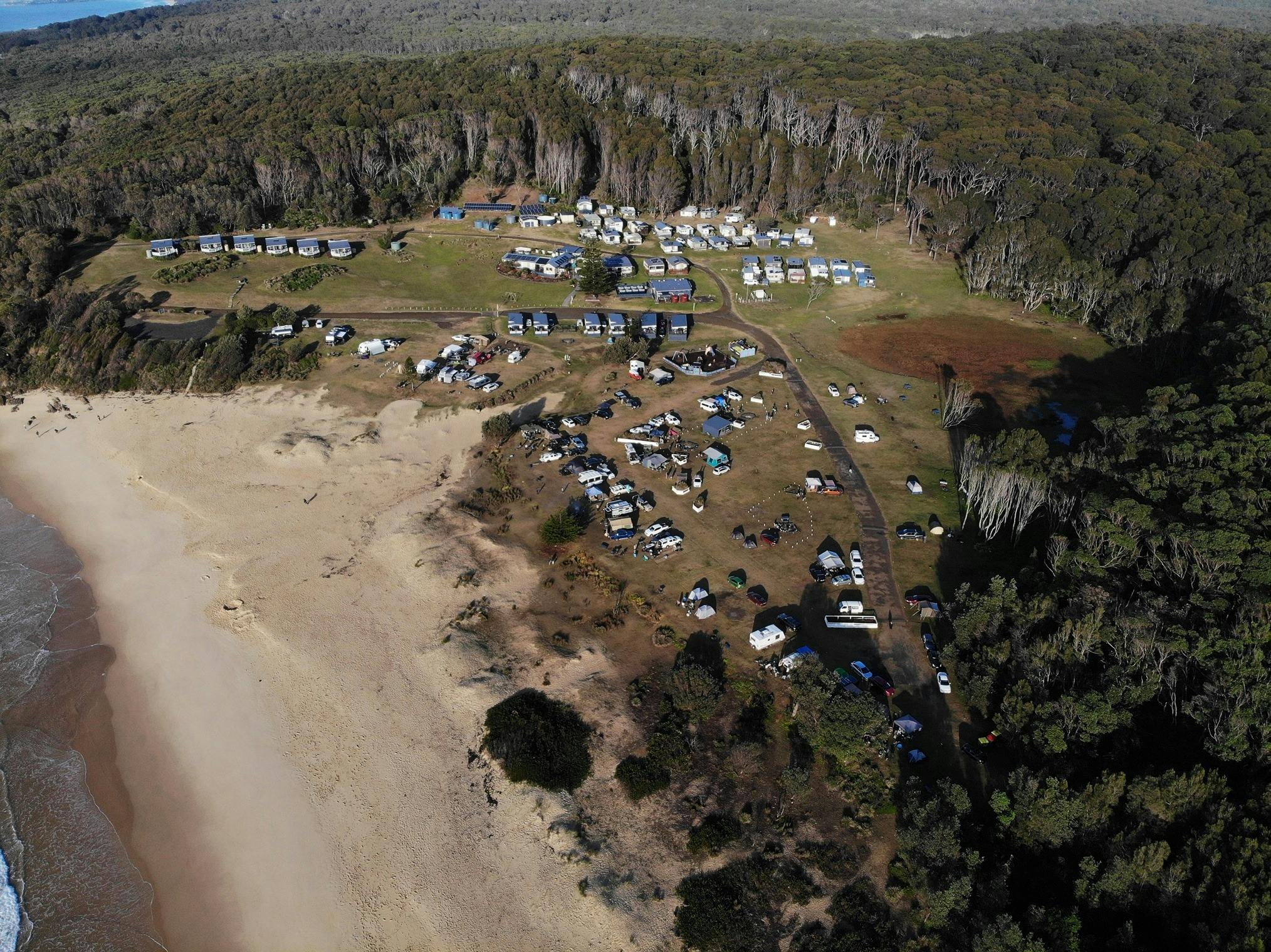 Aerial View Beachcomber Holiday Park