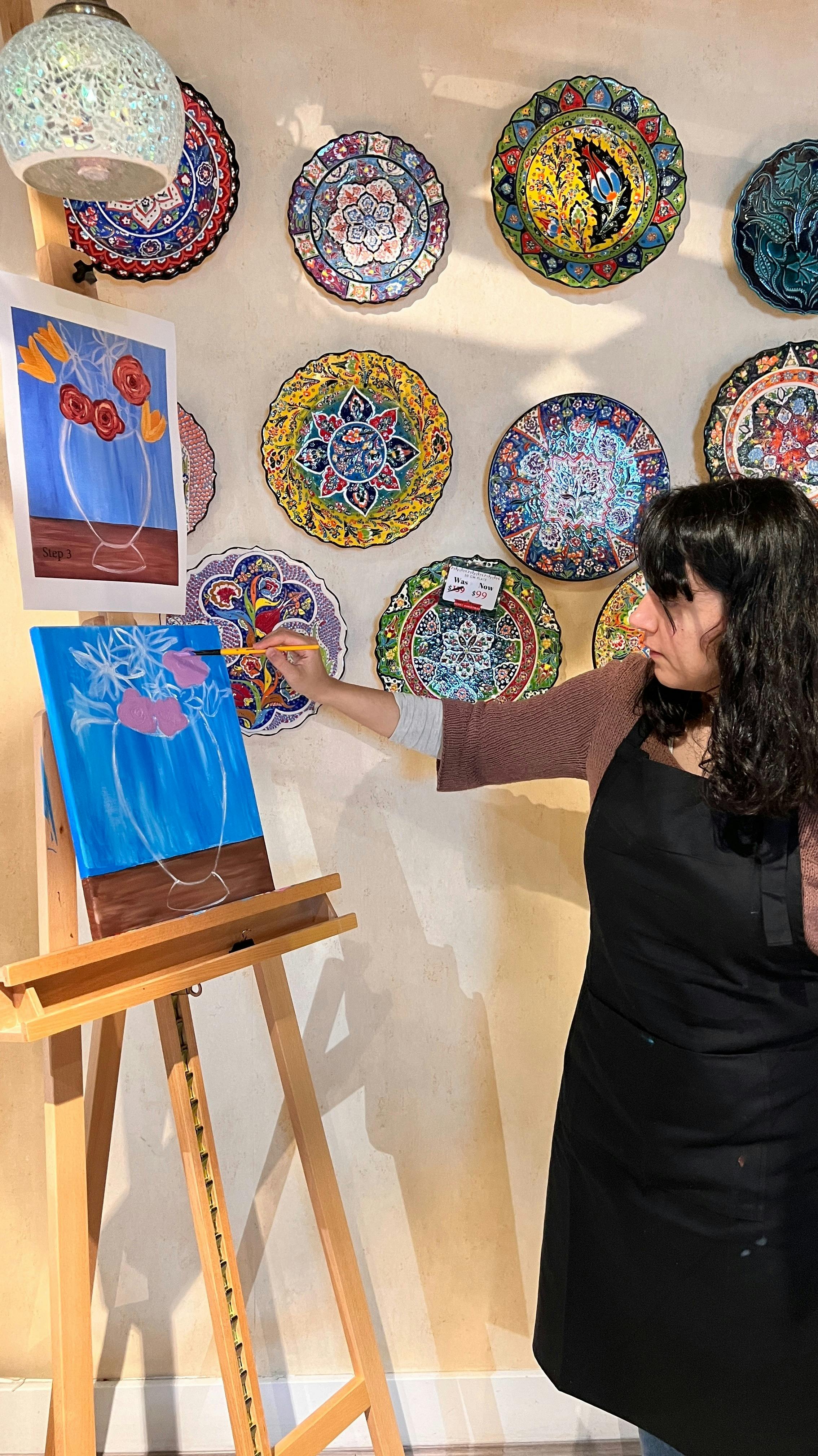 Acrylic Painting Class in Brisbane and Syndey