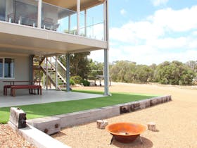 BBQ area and fire pit
