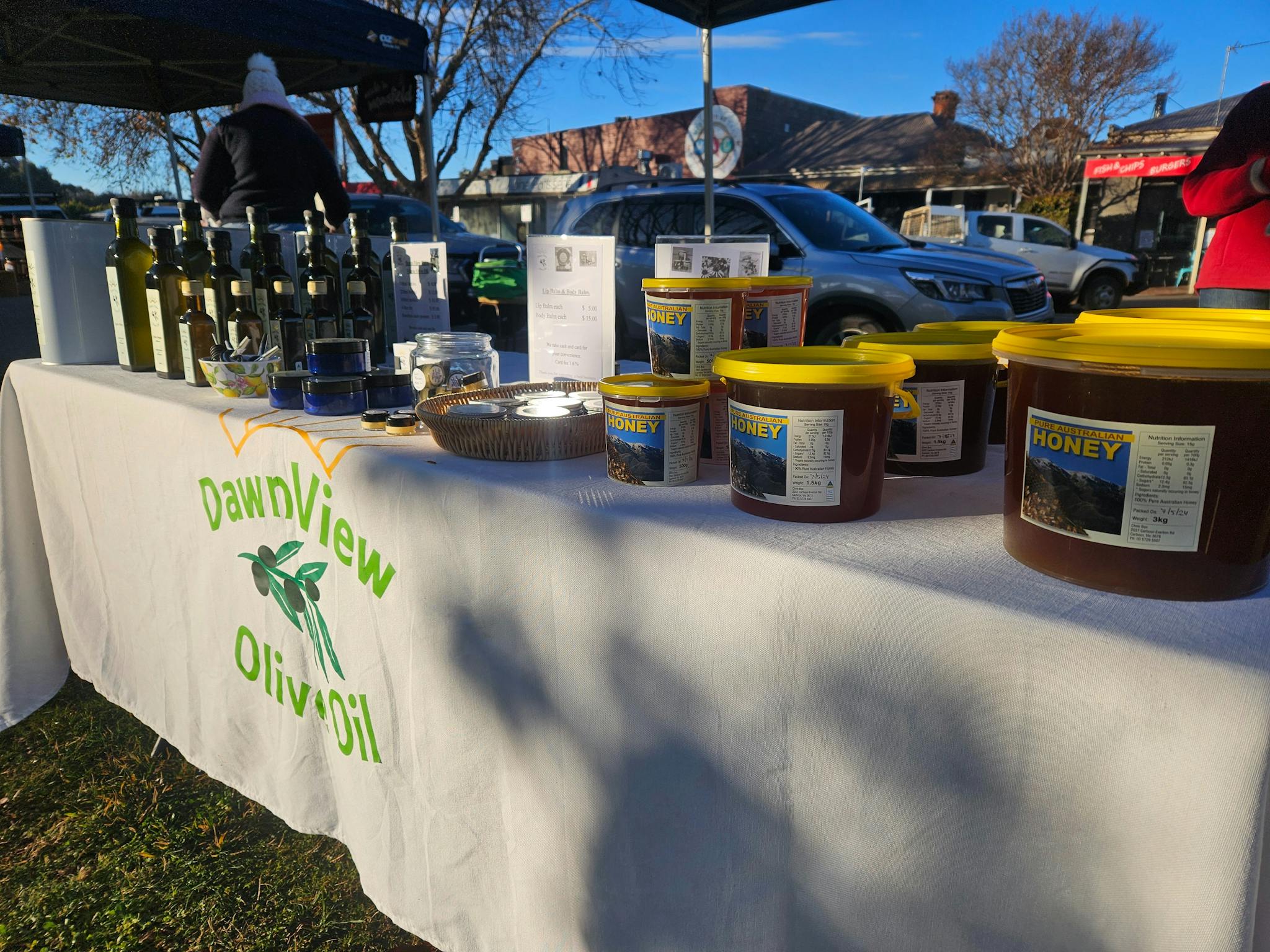 Honey and olive oil