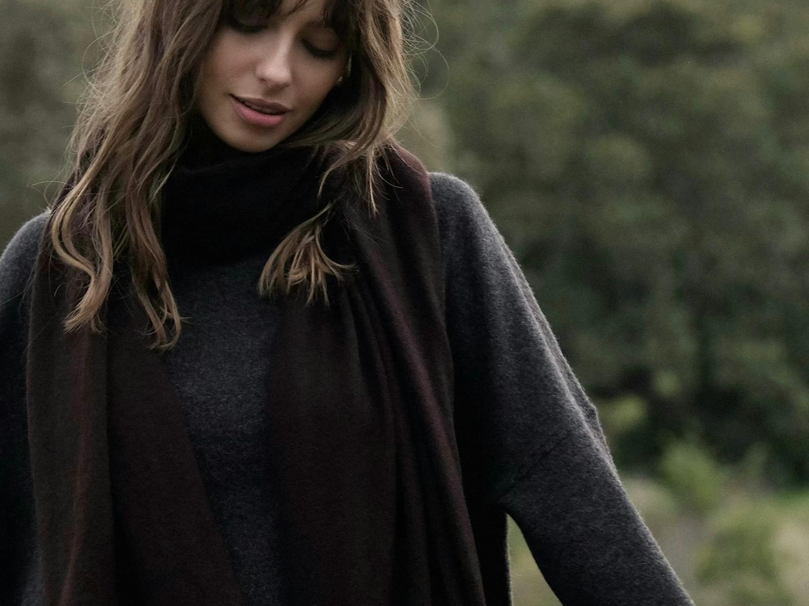 pure cashmere knitwear