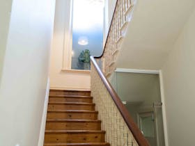 Stairs leading to accommodation. 2 flights, no elevator.