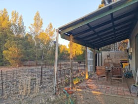 Side verandah of Gladstone Country Retreat