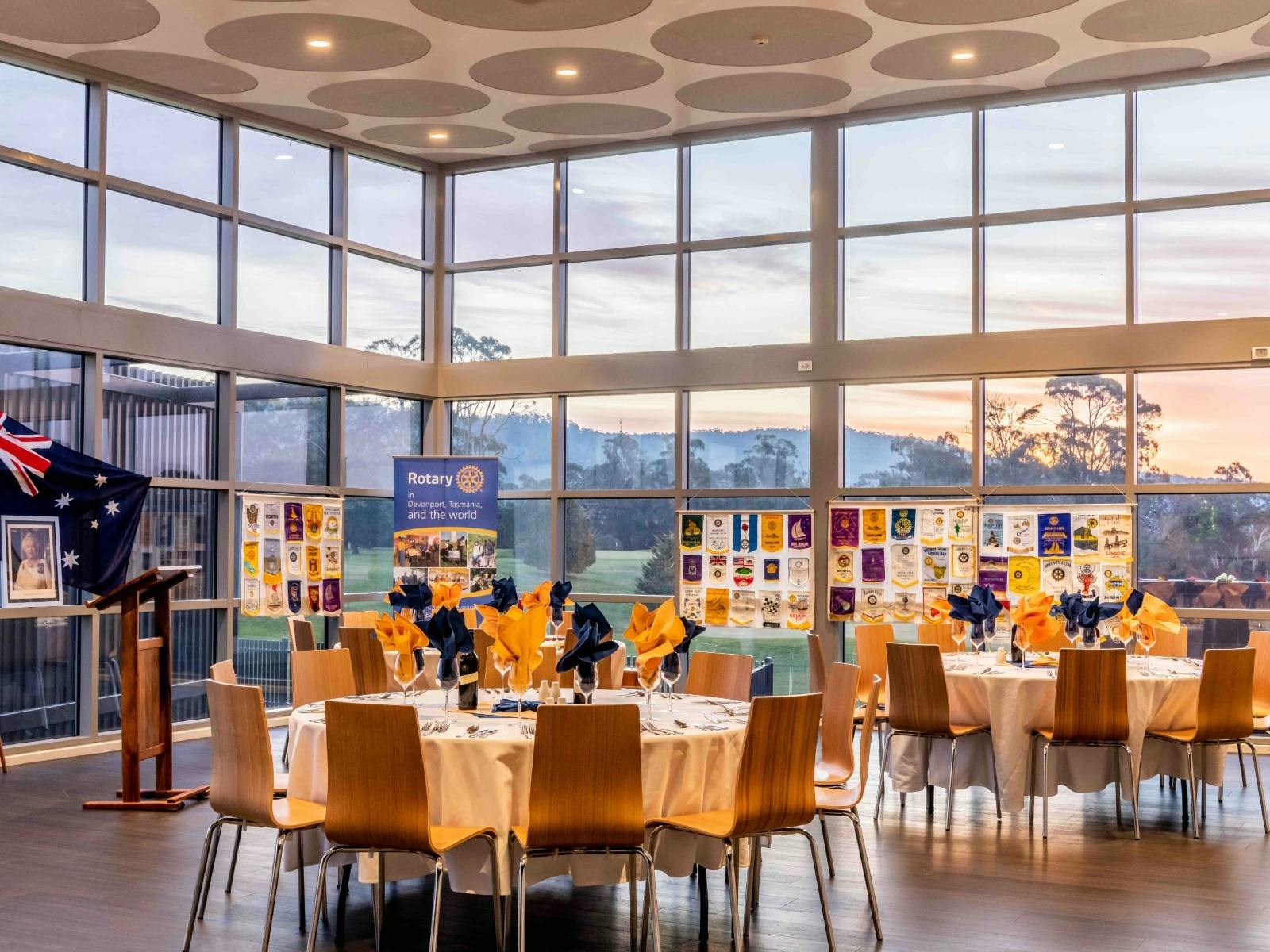 Function Room fully set for a function