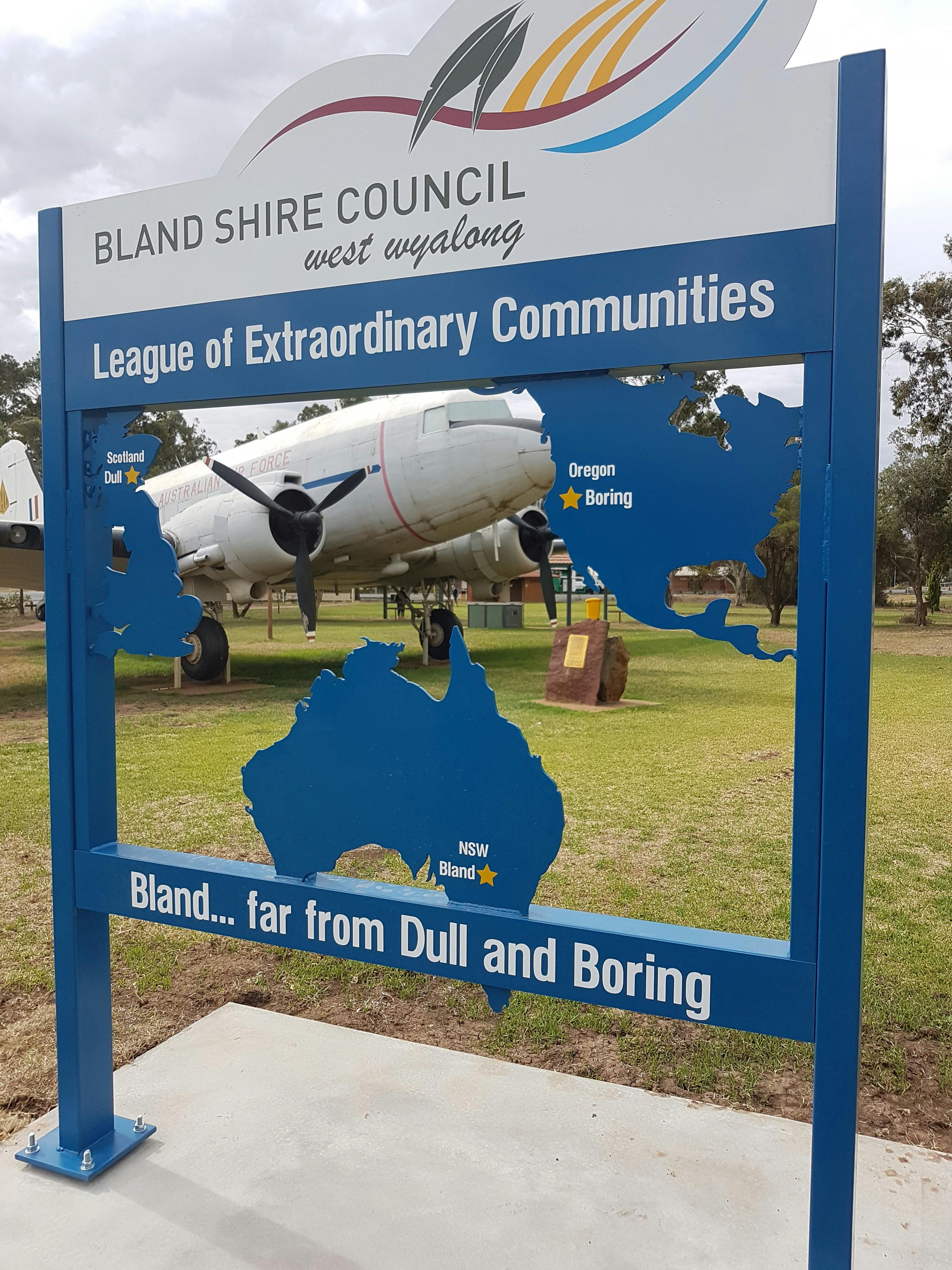 Bland...Far from Dull and Boring Selfie Frame