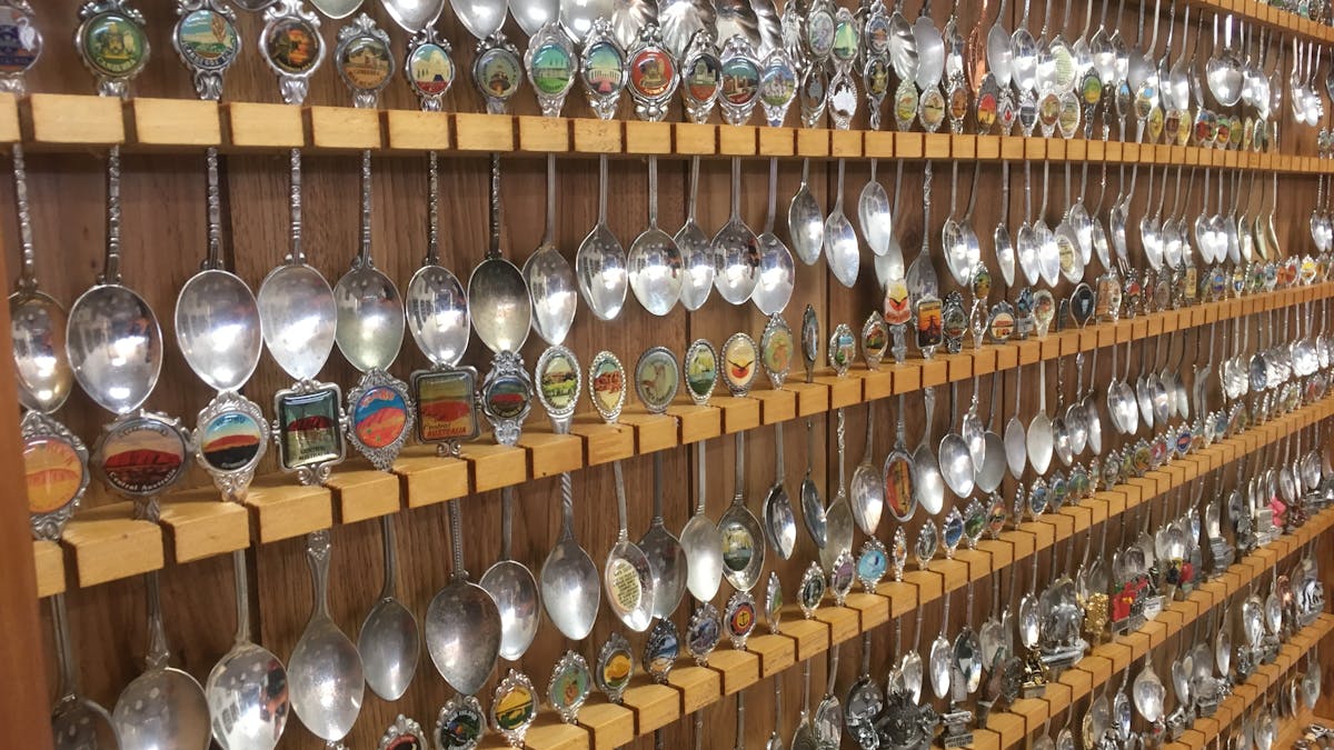 Spoonarama is the Largest Display of Souvenir Teaspoons in Queensland